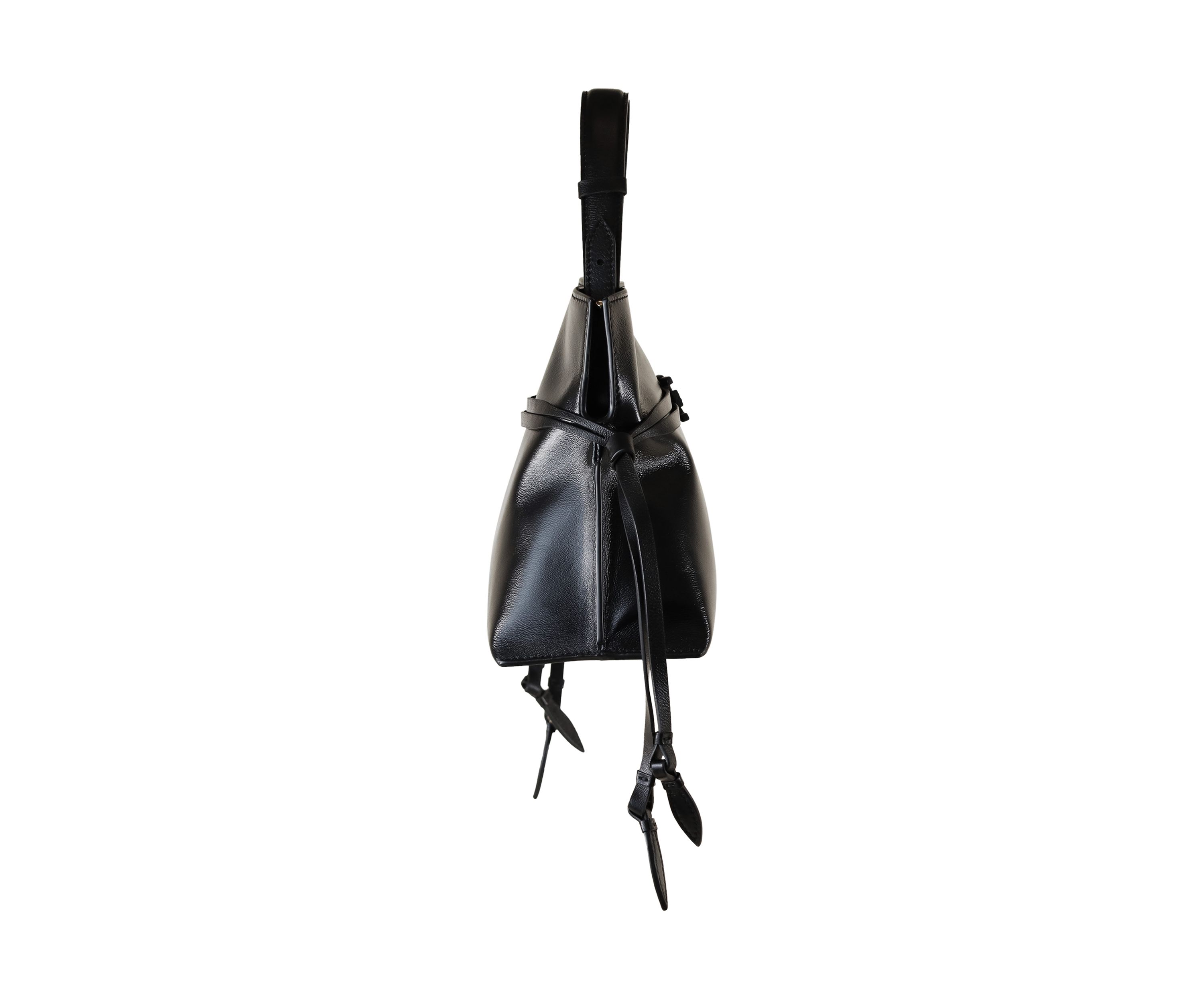 Poppy Small Smooth Leather Crossbody Tote