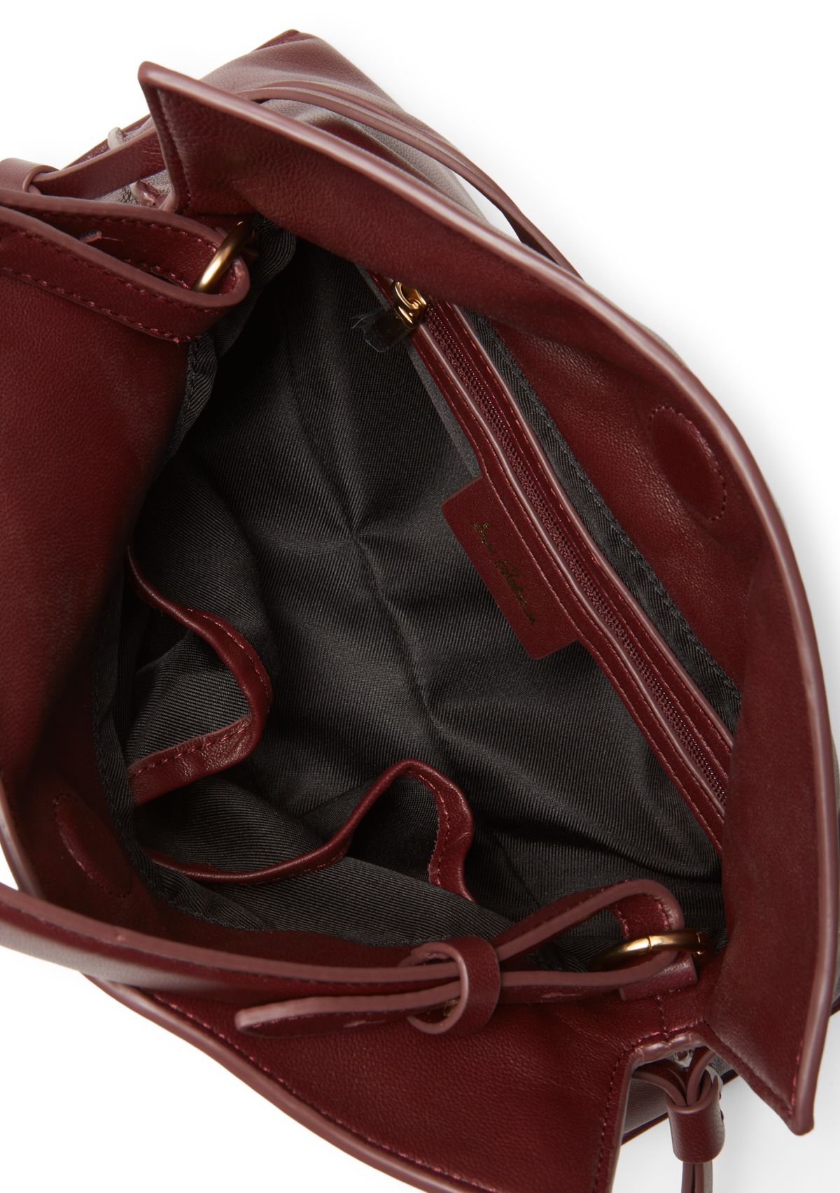 Small Crossbody Poppy Tote with Smooth Leather 