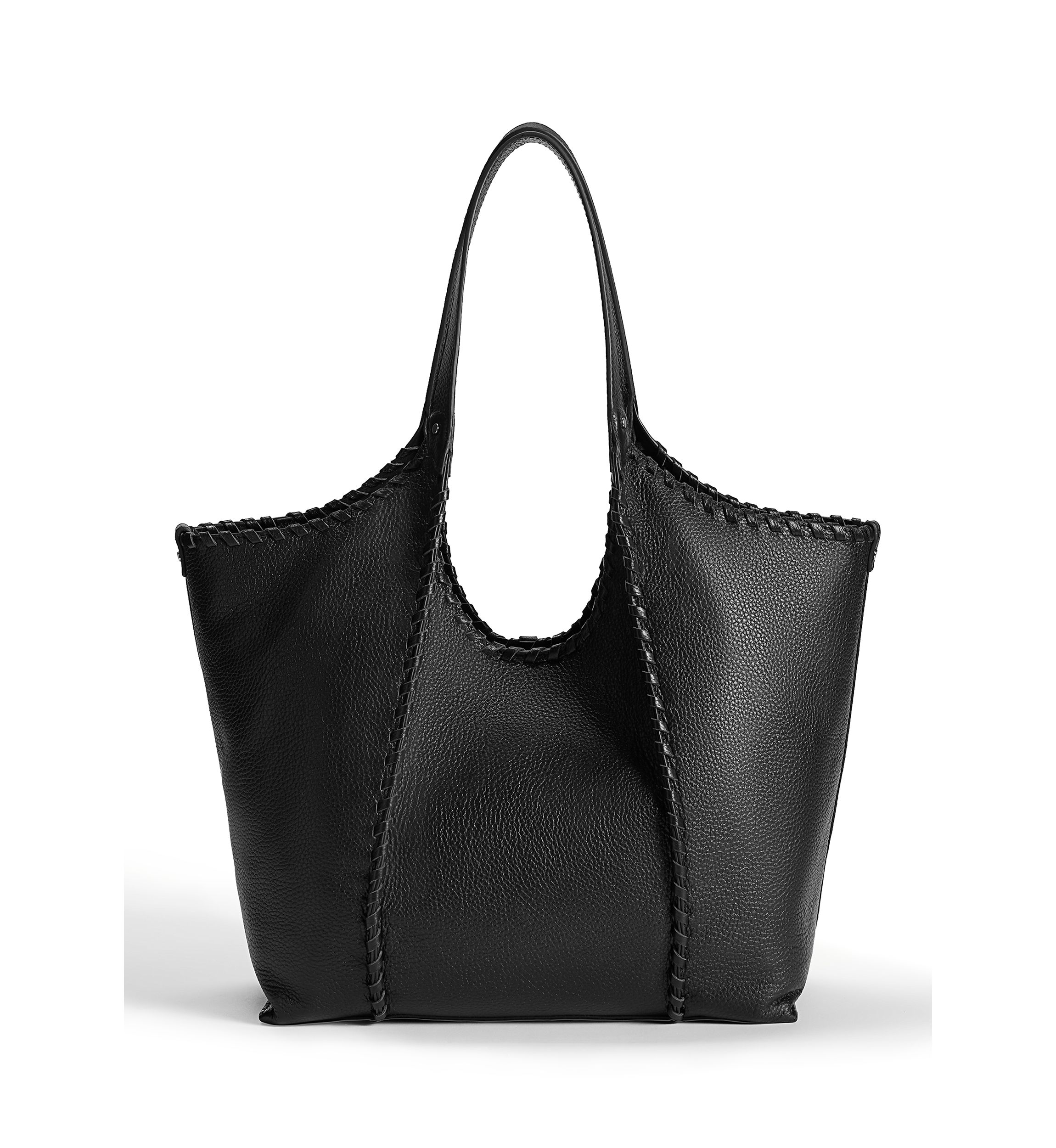 Sylvia Medium Whipstitch Expandable Tobo Bag