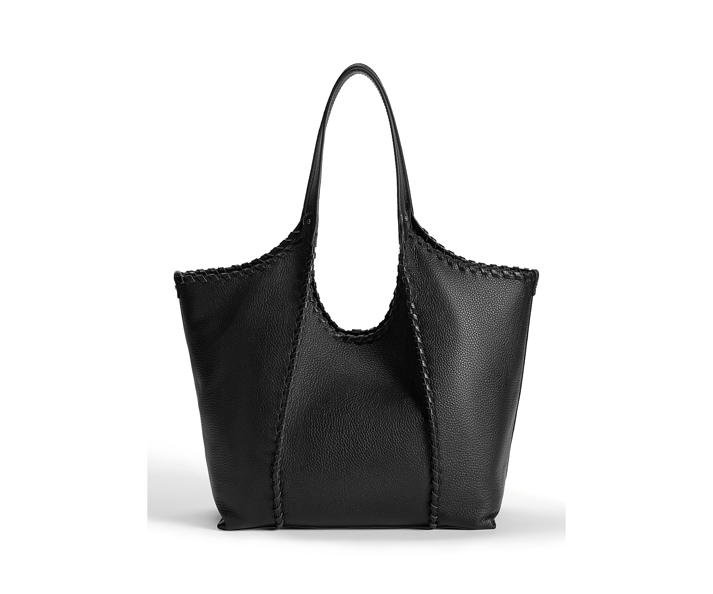 Sylvia Medium Whipstitch Expandable Tobo Bag
