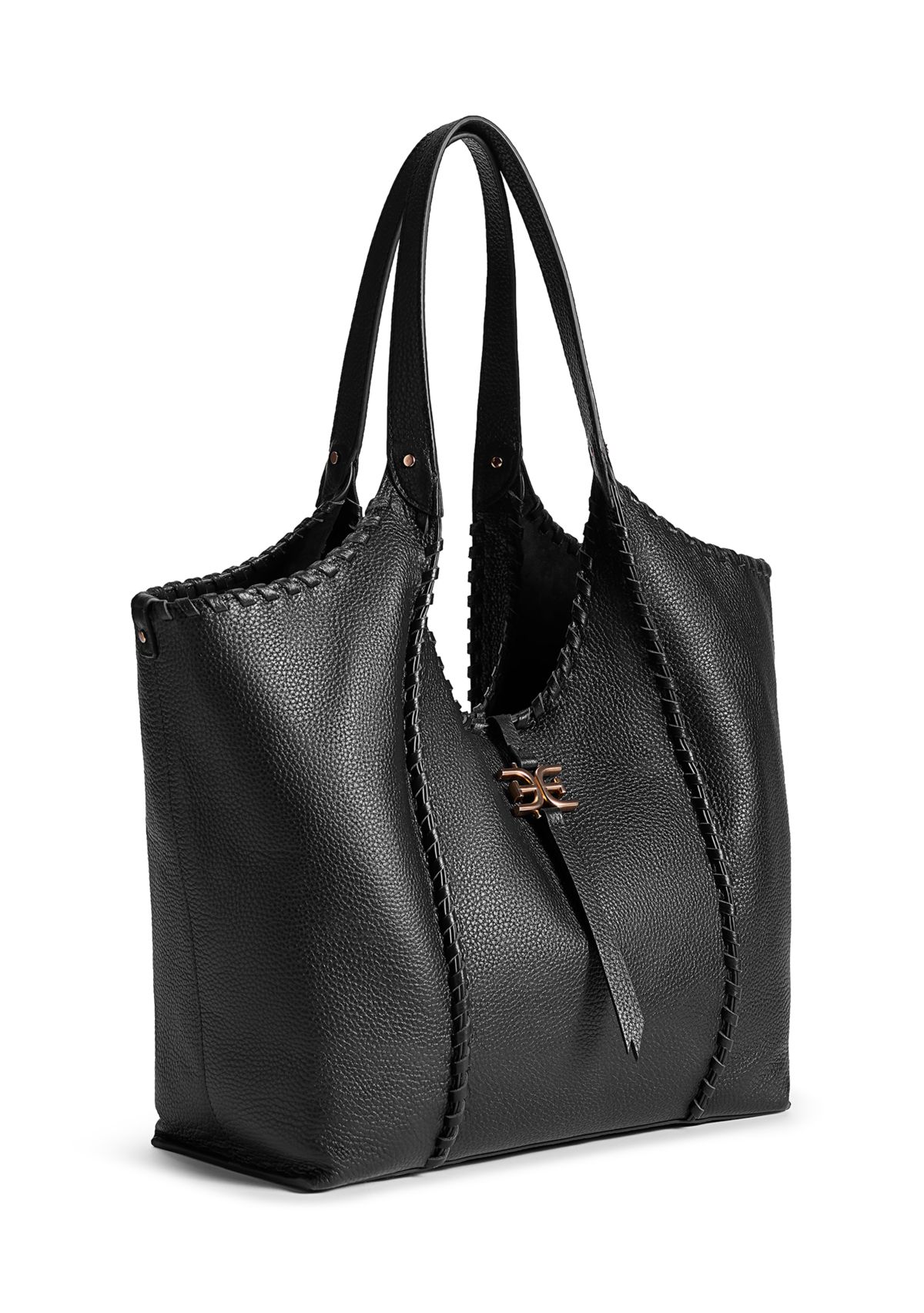 Sylvia Medium Whipstitch Expandable Tobo Bag