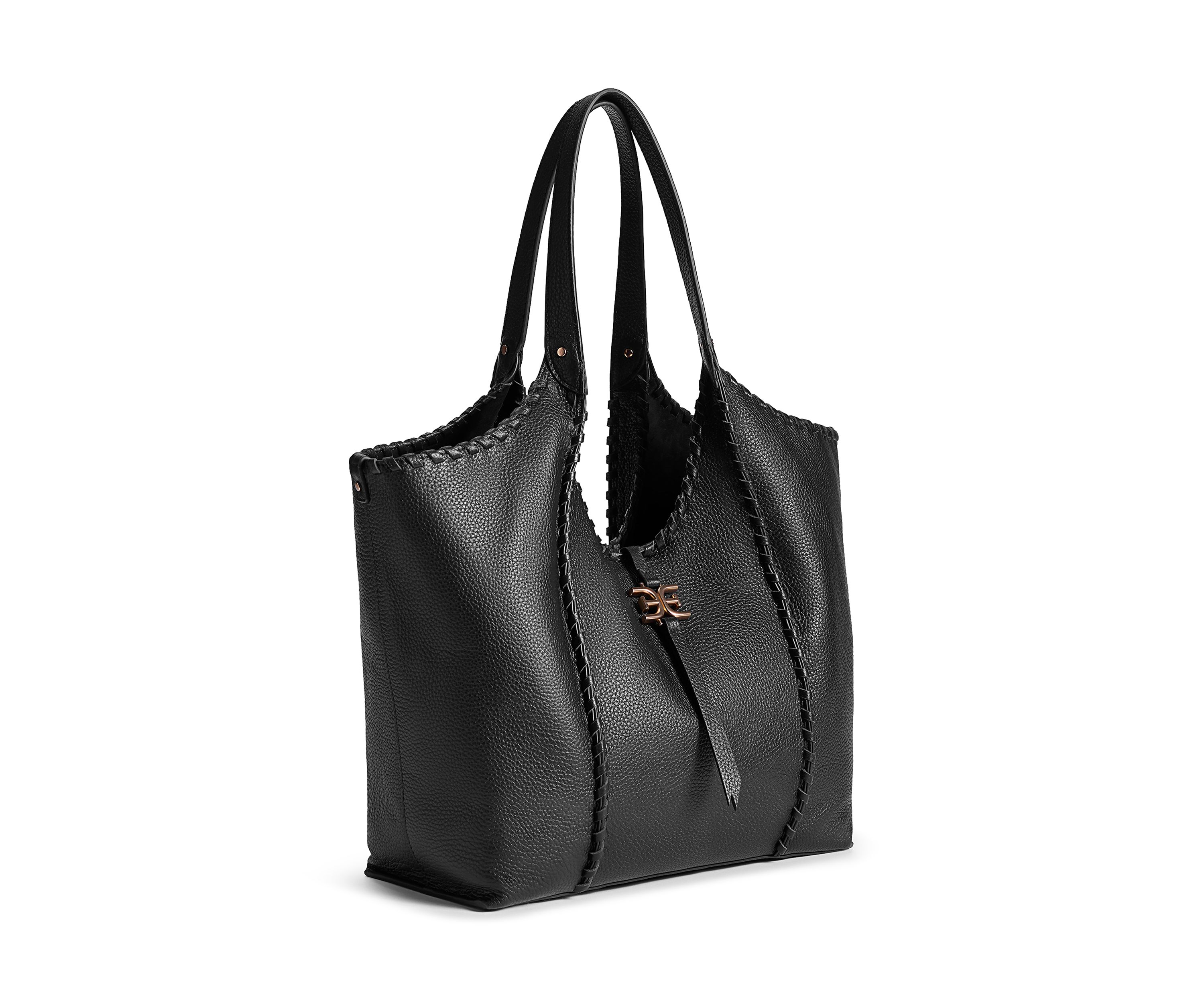 Sylvia Medium Whipstitch Expandable Tobo Bag