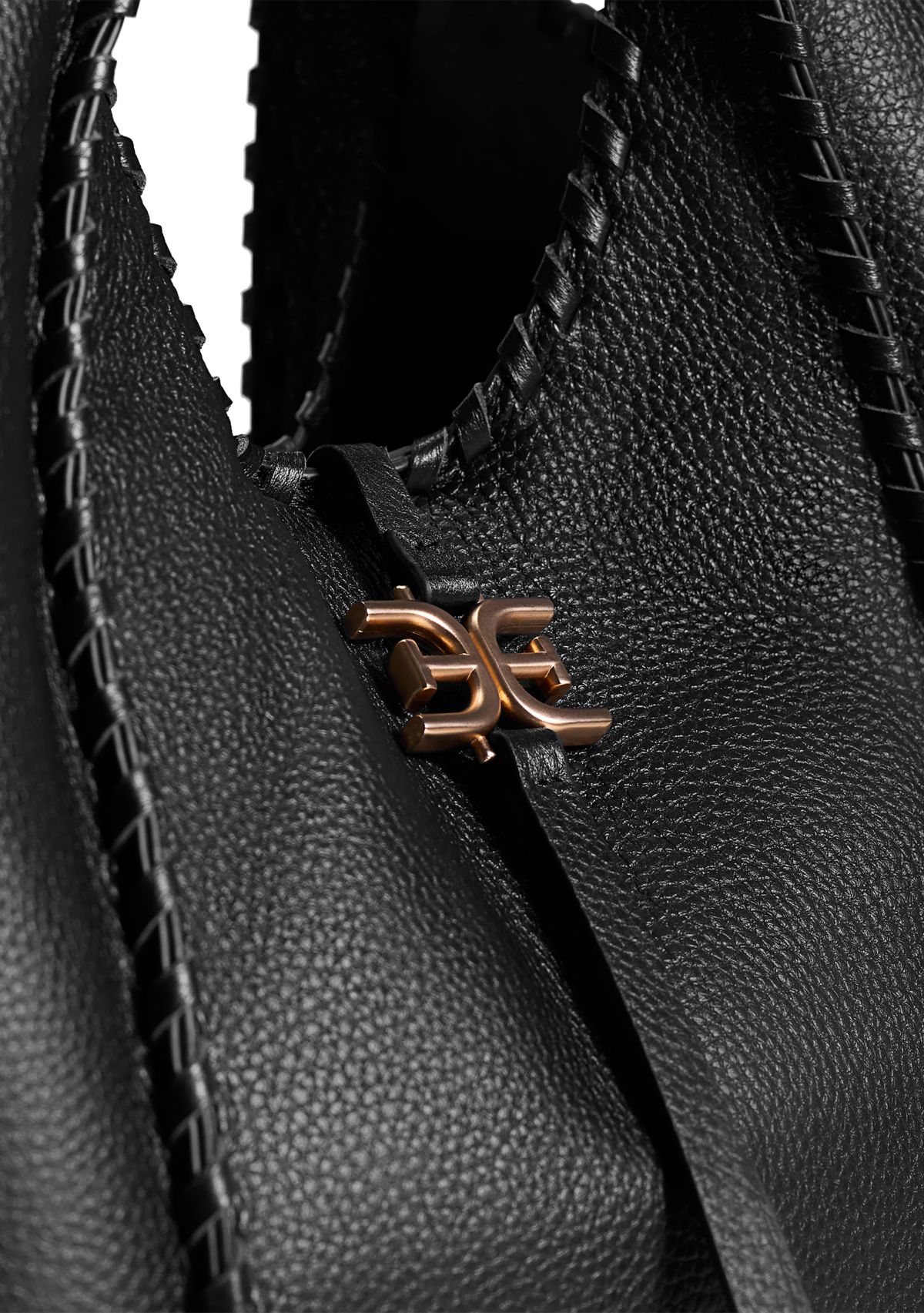 Sylvia Medium Whipstitch Expandable Tobo Bag