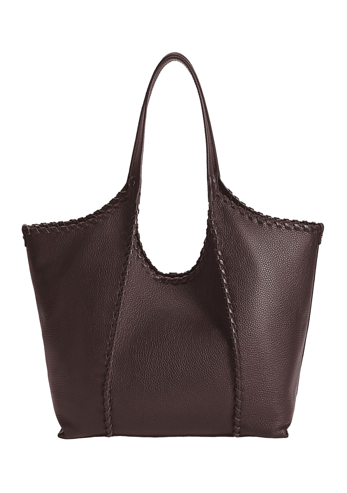   Sylvia Medium Whipstitch Expandable Tobo Bag