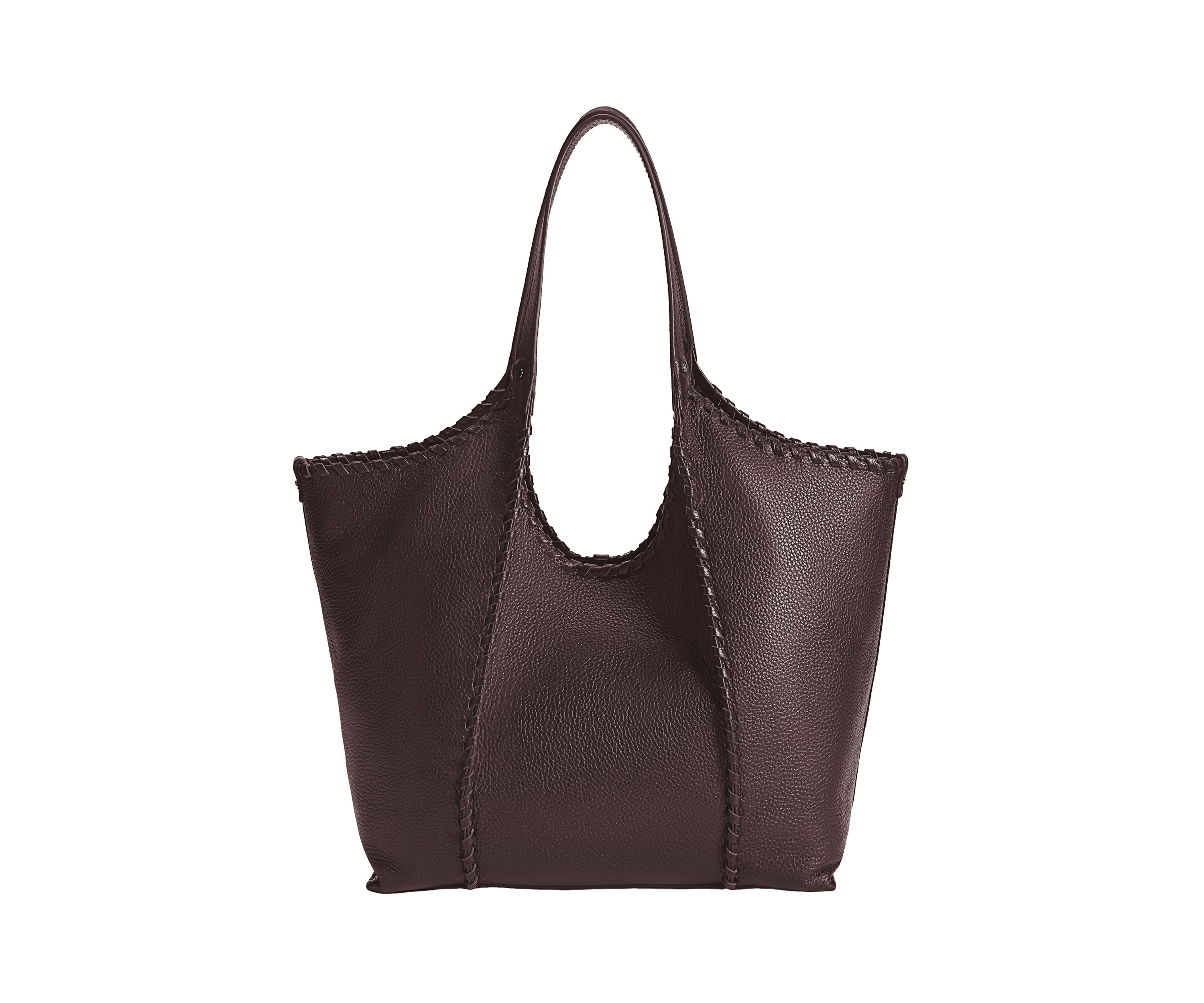   Sylvia Medium Whipstitch Expandable Tobo Bag