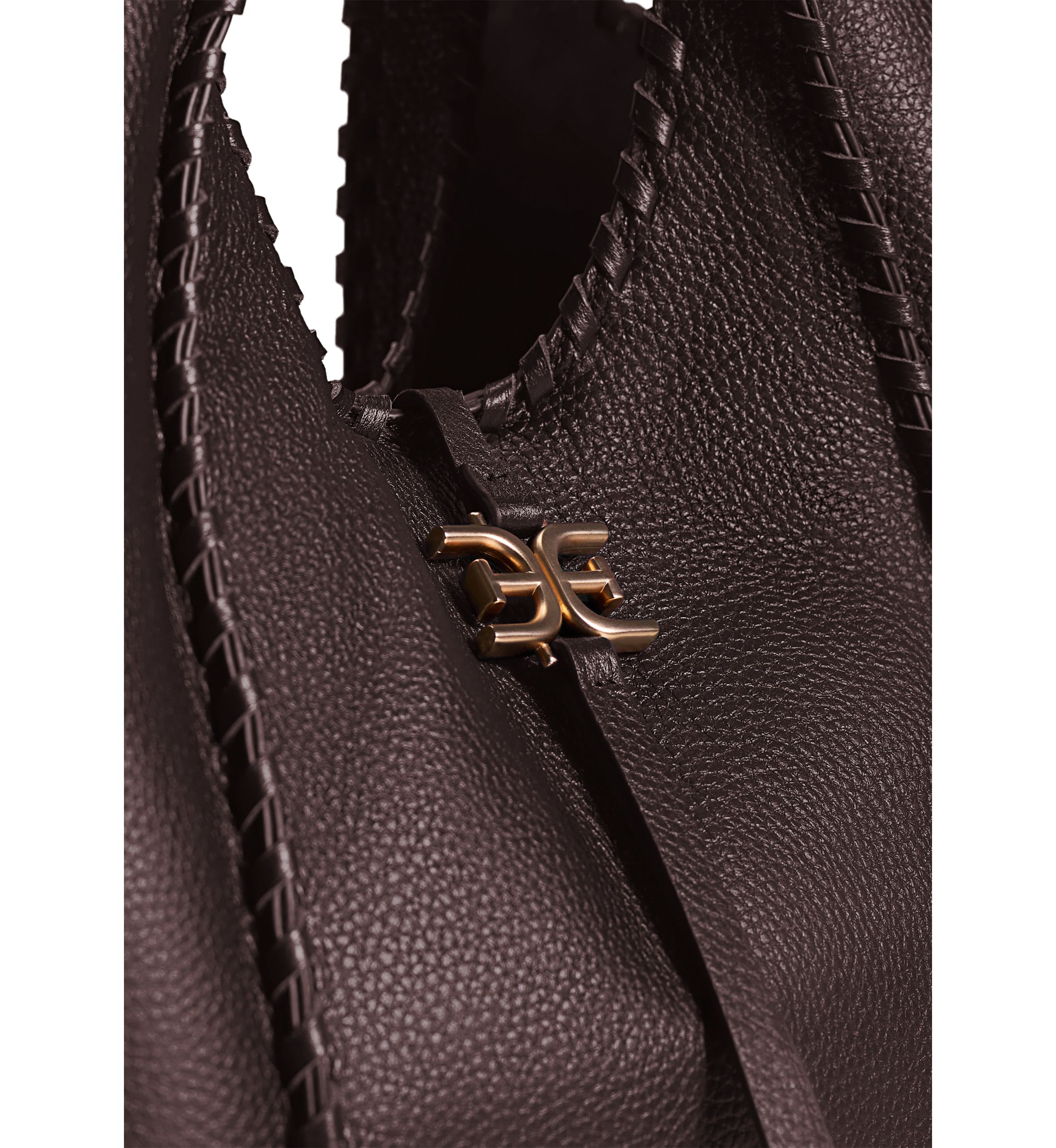   Sylvia Medium Whipstitch Expandable Tobo Bag