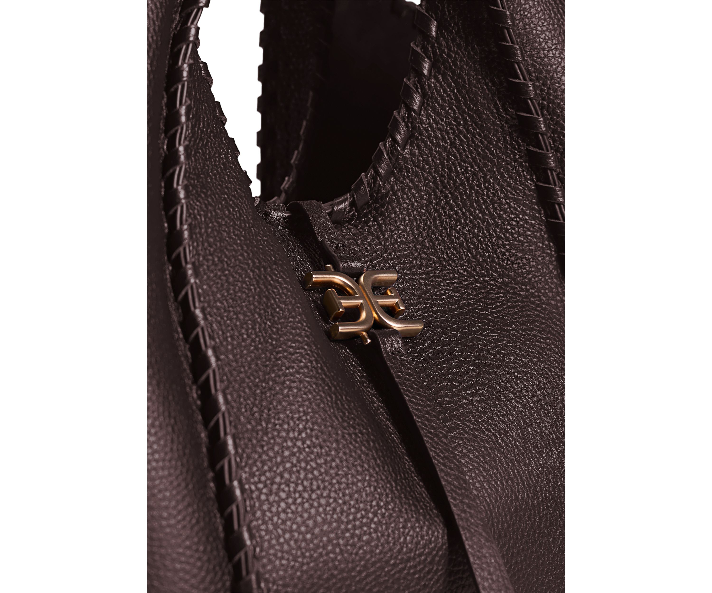   Sylvia Medium Whipstitch Expandable Tobo Bag