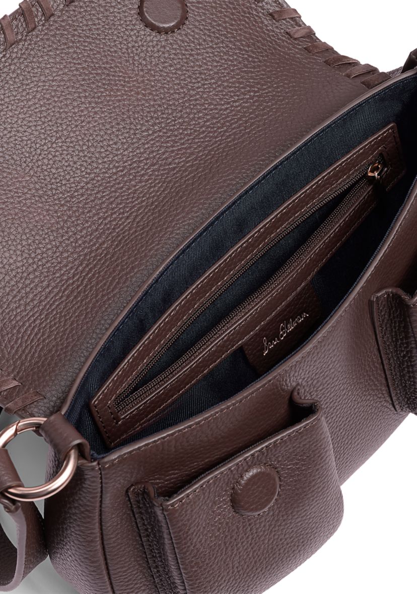 Rue Medium Shoulder Bag in Pebble Leather 