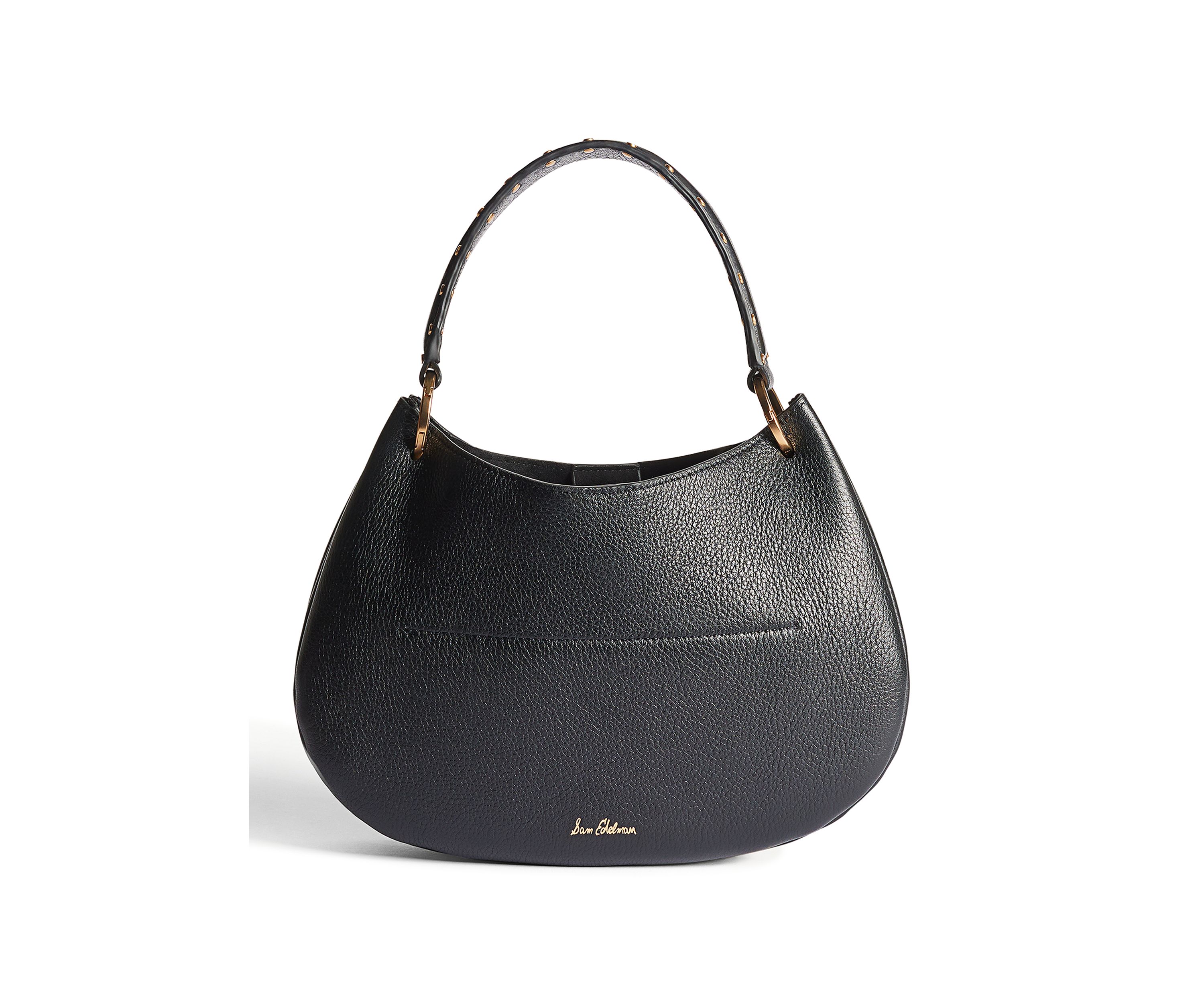 Wyatt Small Convertible Hobo Bag in Leather and Suede