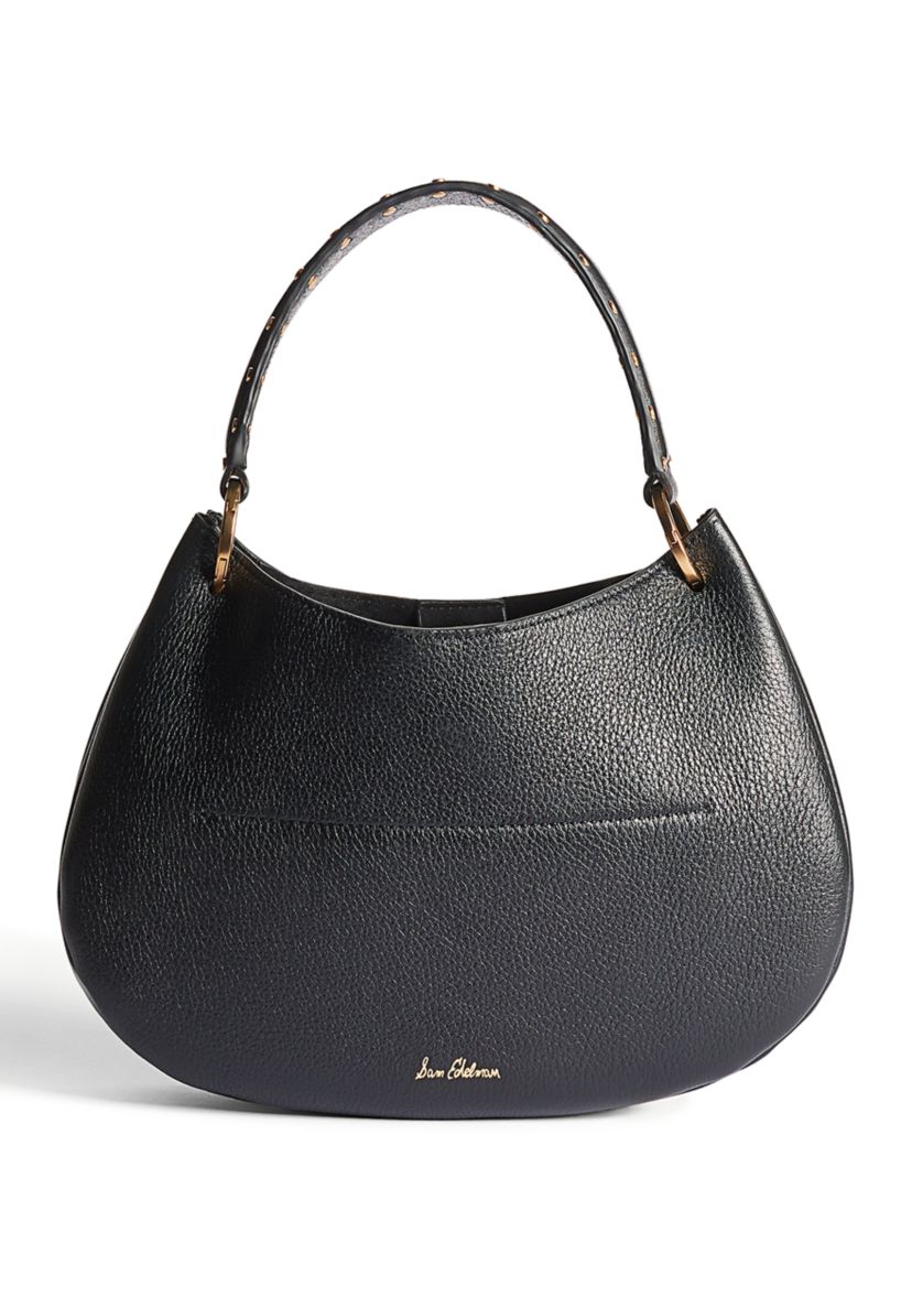 Wyatt Small Convertible Hobo Bag in Leather and Suede
