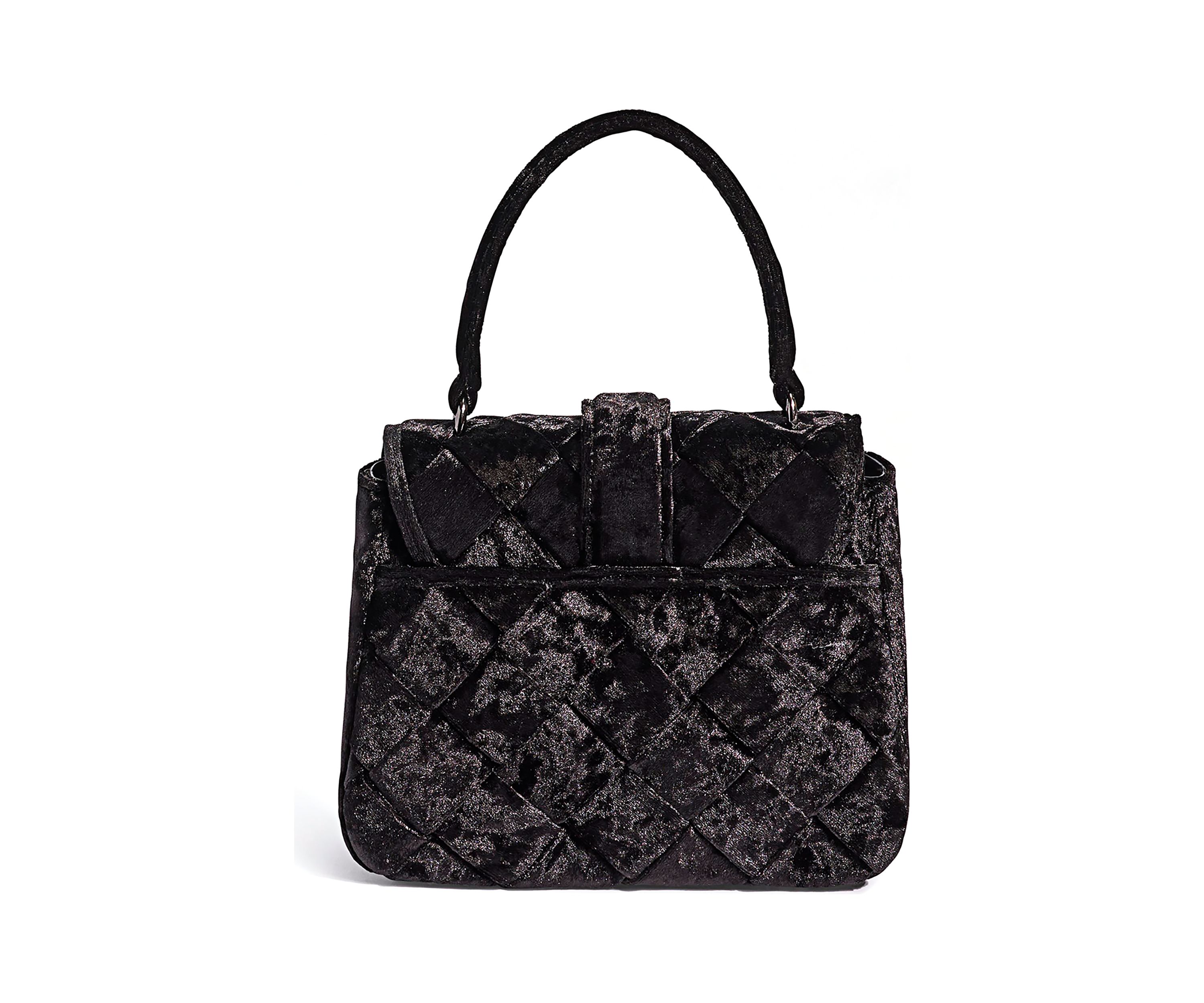Brit Top Handle Crushed Velvet Crossbody
