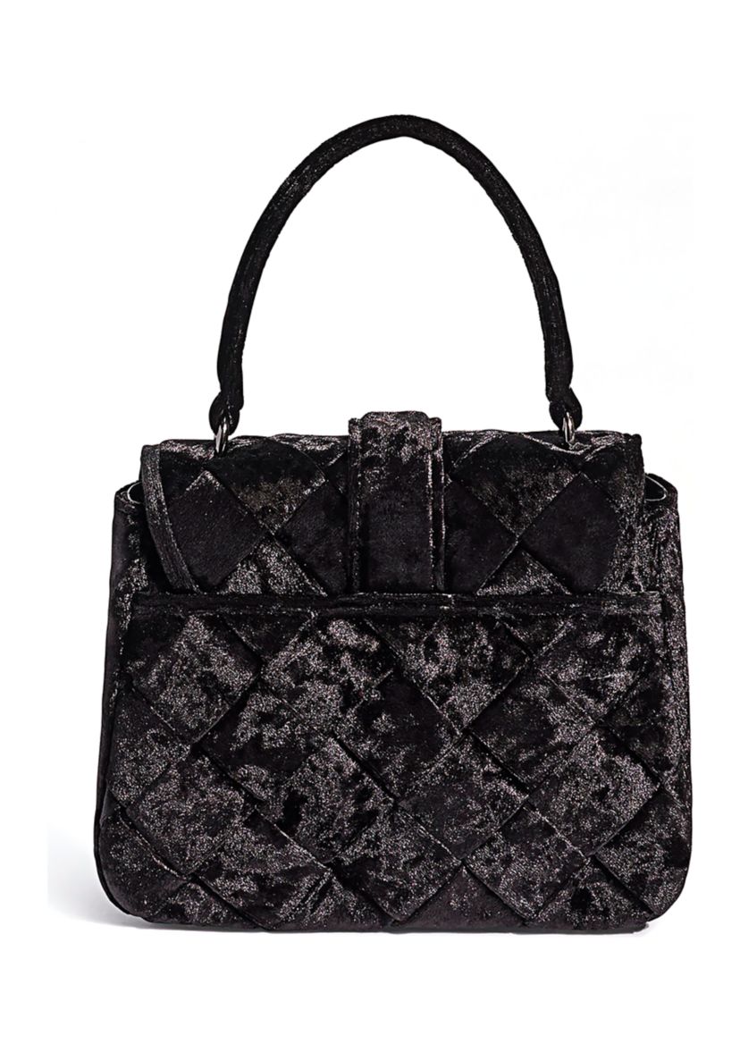 Brit Top Handle Crushed Velvet Crossbody
