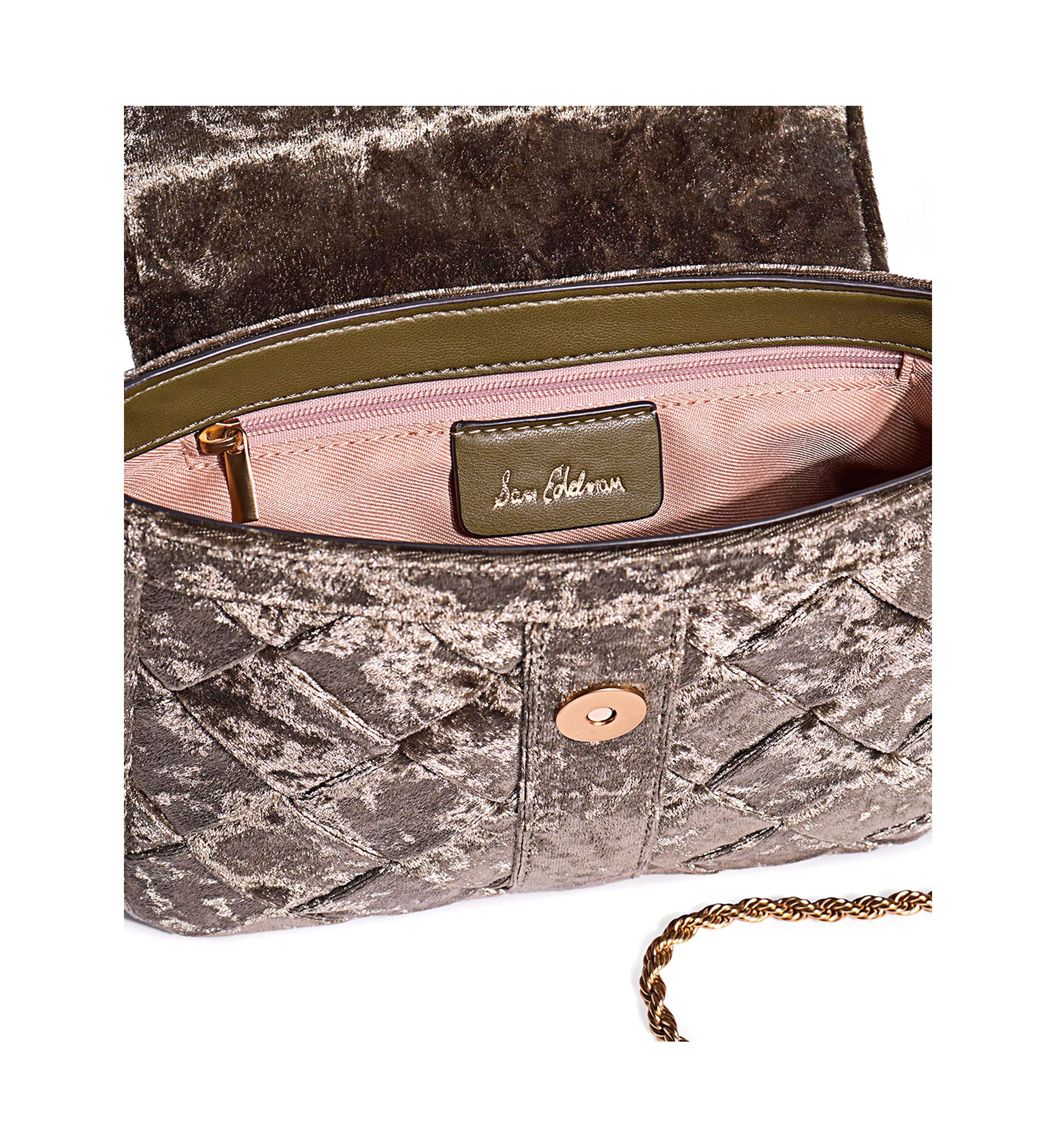 Brit Top Handle Crushed Velvet Crossbody