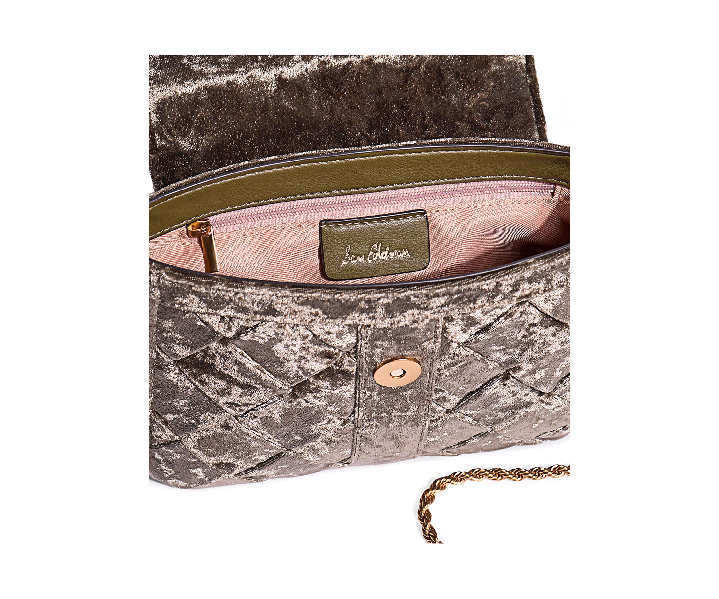 Brit Top Handle Crushed Velvet Crossbody