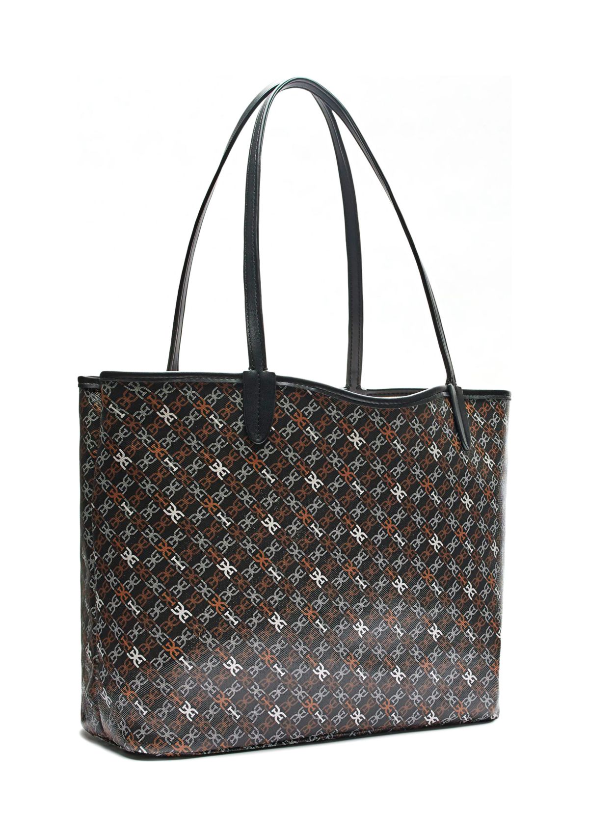 Harper Coated Canvas Monograph Shopper Tote 