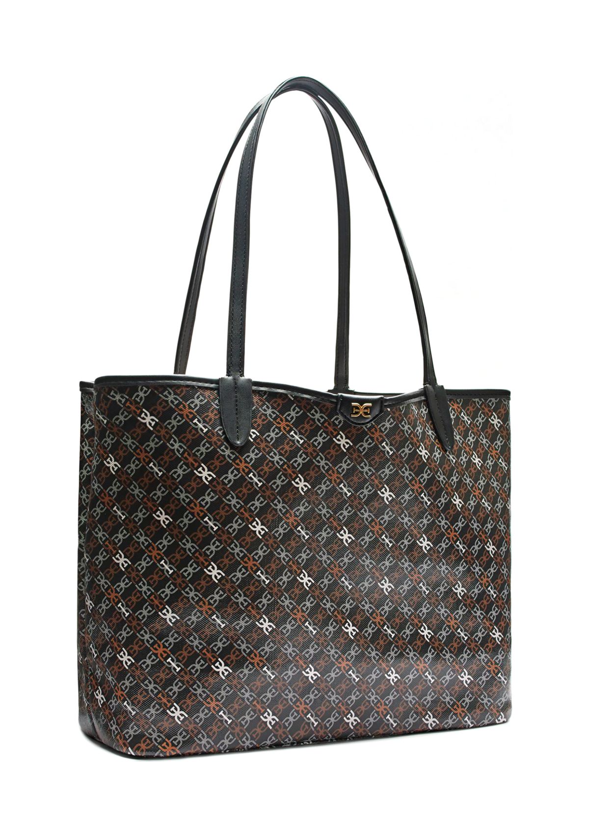 Harper Coated Canvas Monograph Shopper Tote 