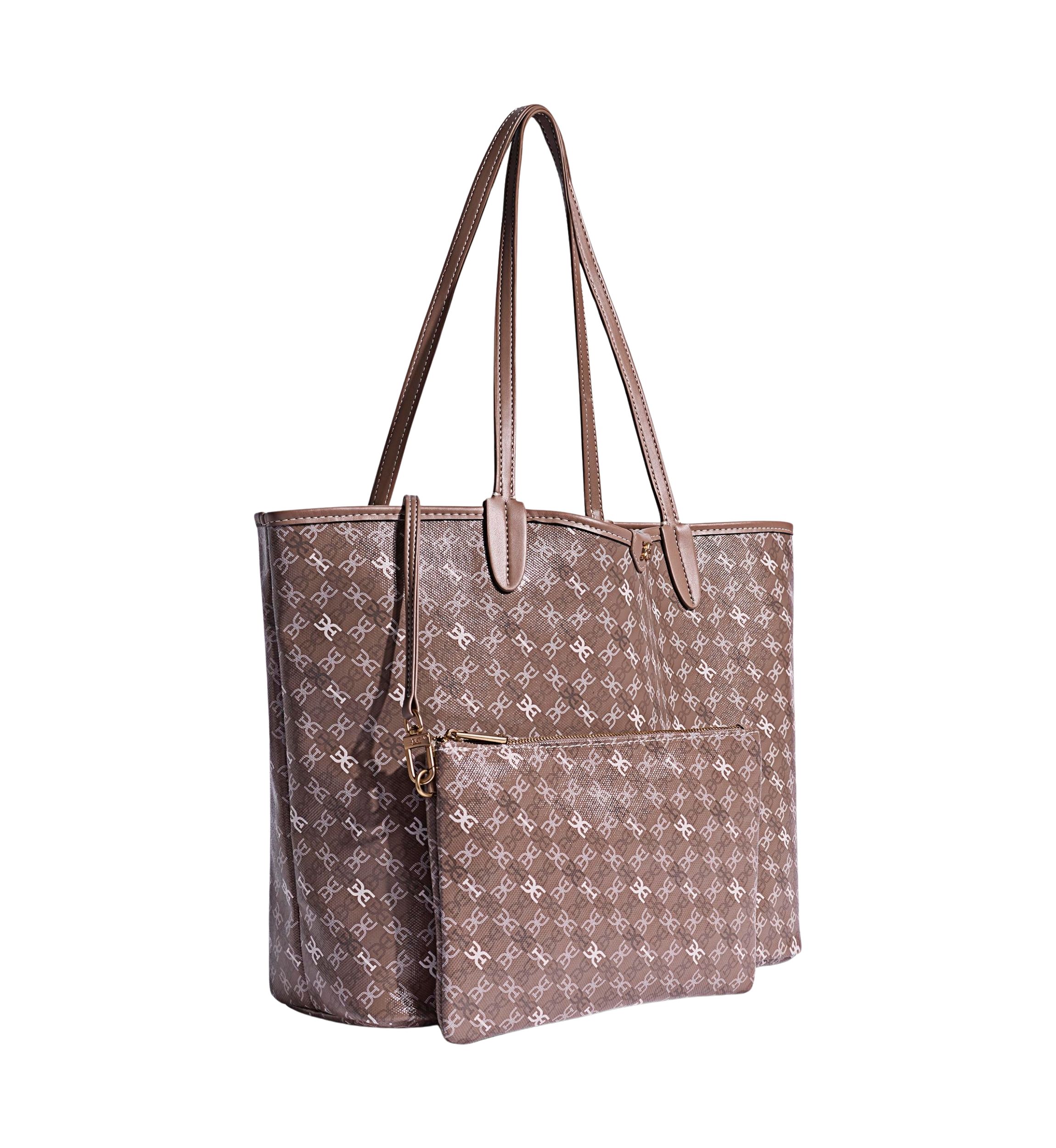 Harper Coated Canvas Medium Shopper Tote