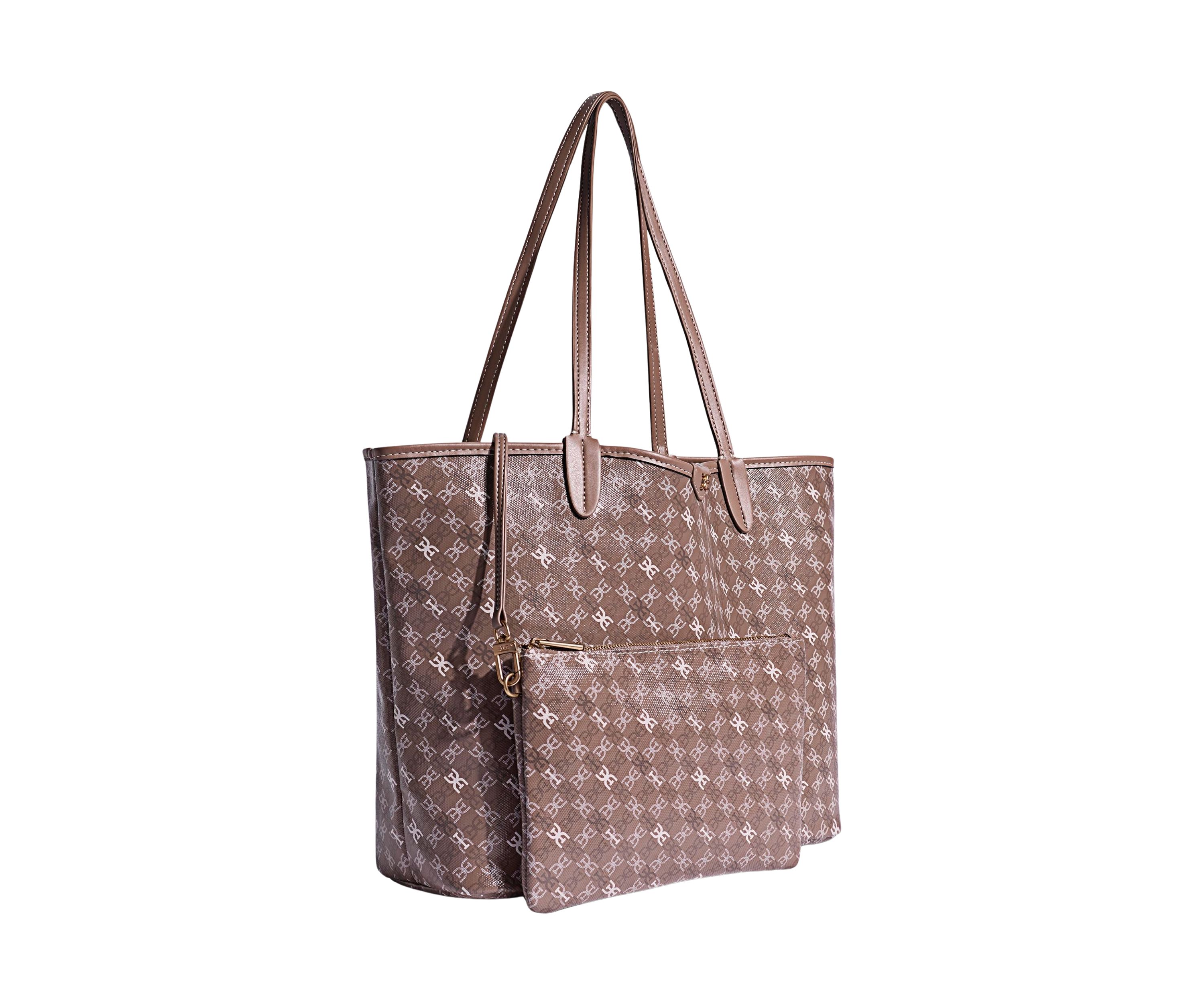 Harper Coated Canvas Medium Shopper Tote