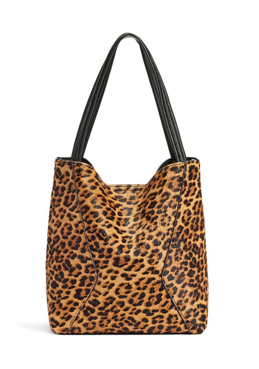 Sam Edelman Jovee Leopard Haircalf Bracelet Bag | Belk