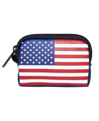 Manhattan Portage Stars and Stripes Coin Purse, Navy Blue