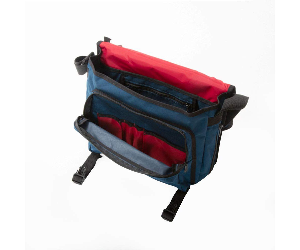 Europa Messenger Bag With Back Zipper And Compartments