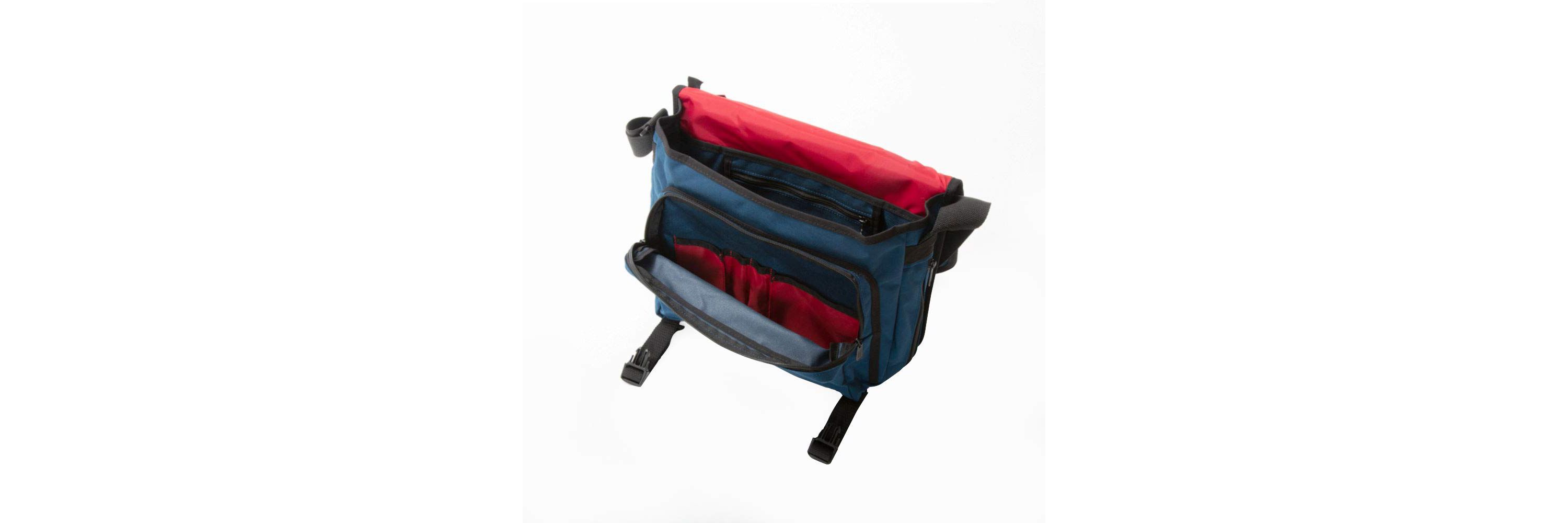 Europa Messenger Bag With Back Zipper And Compartments