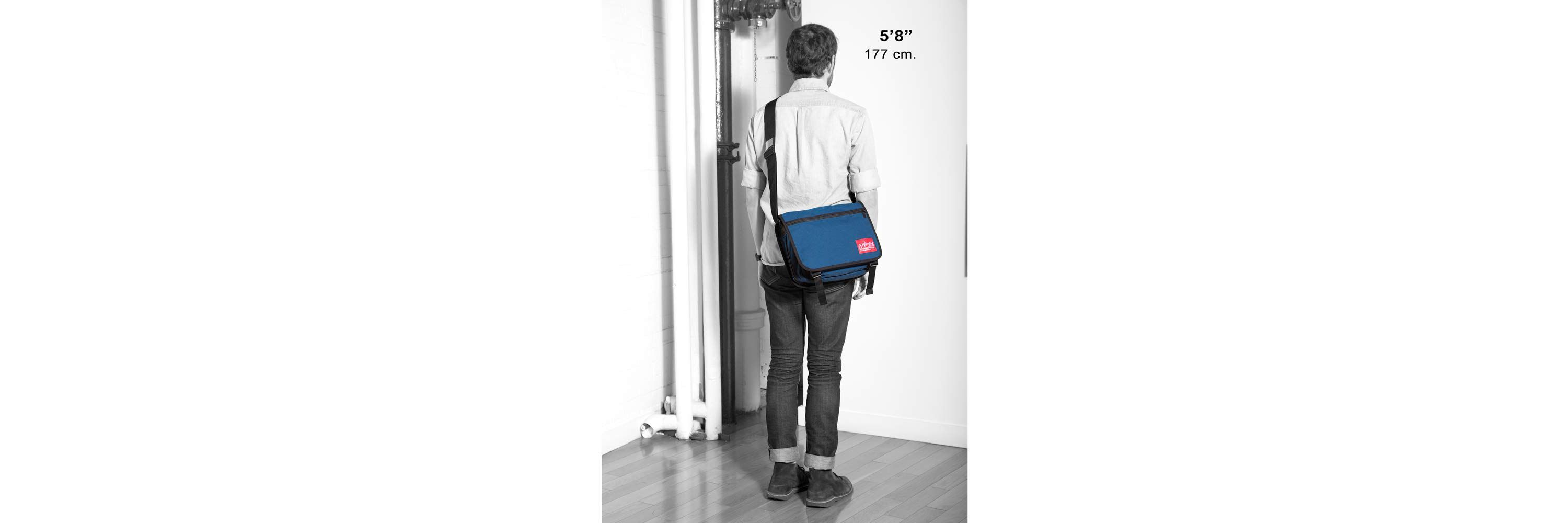 Europa Messenger Bag With Back Zipper And Compartments