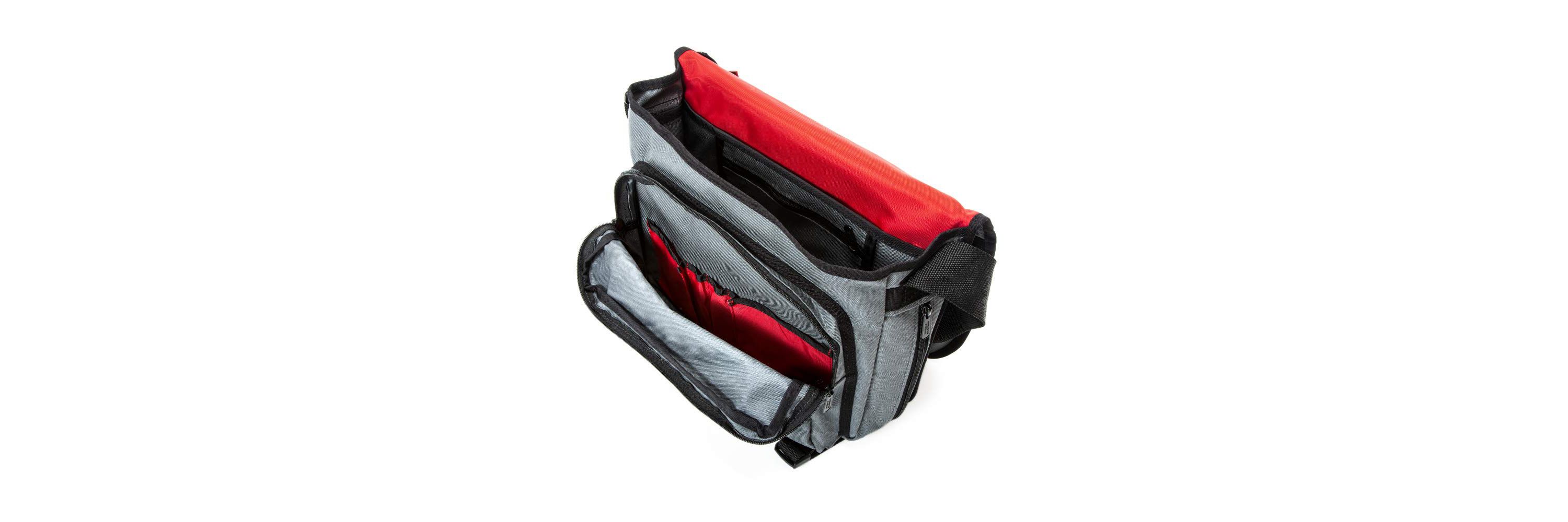 Europa Messenger Bag With Back Zipper And Compartments