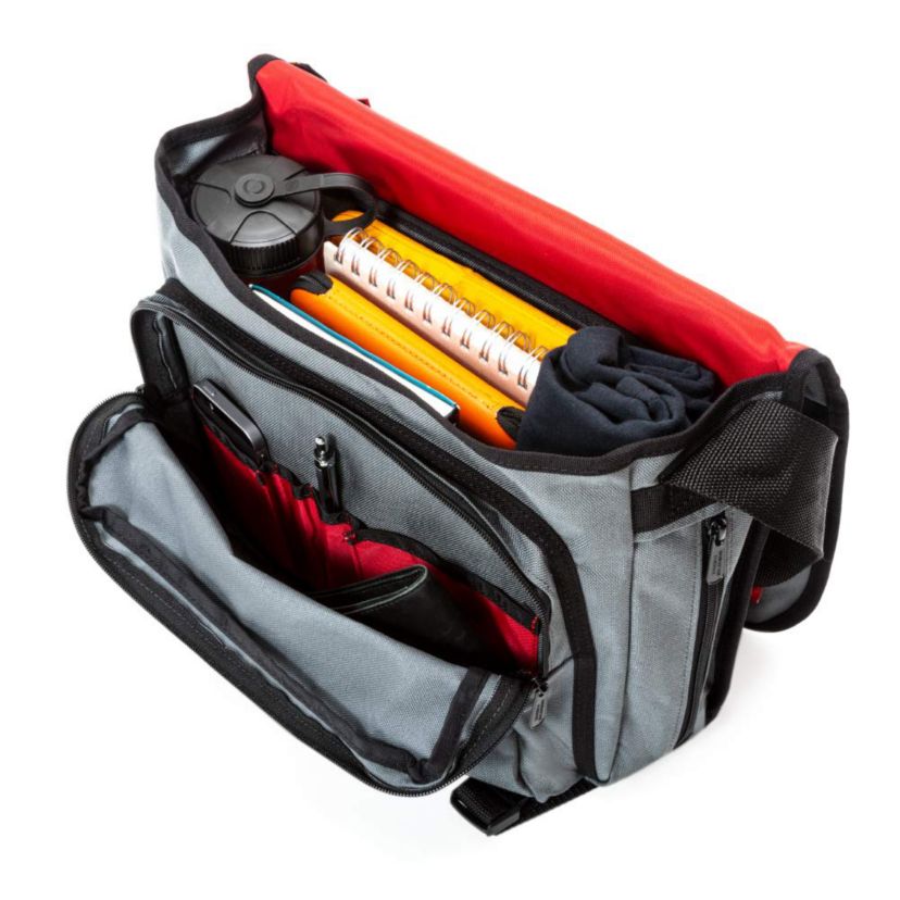 Europa Messenger Bag With Back Zipper And Compartments