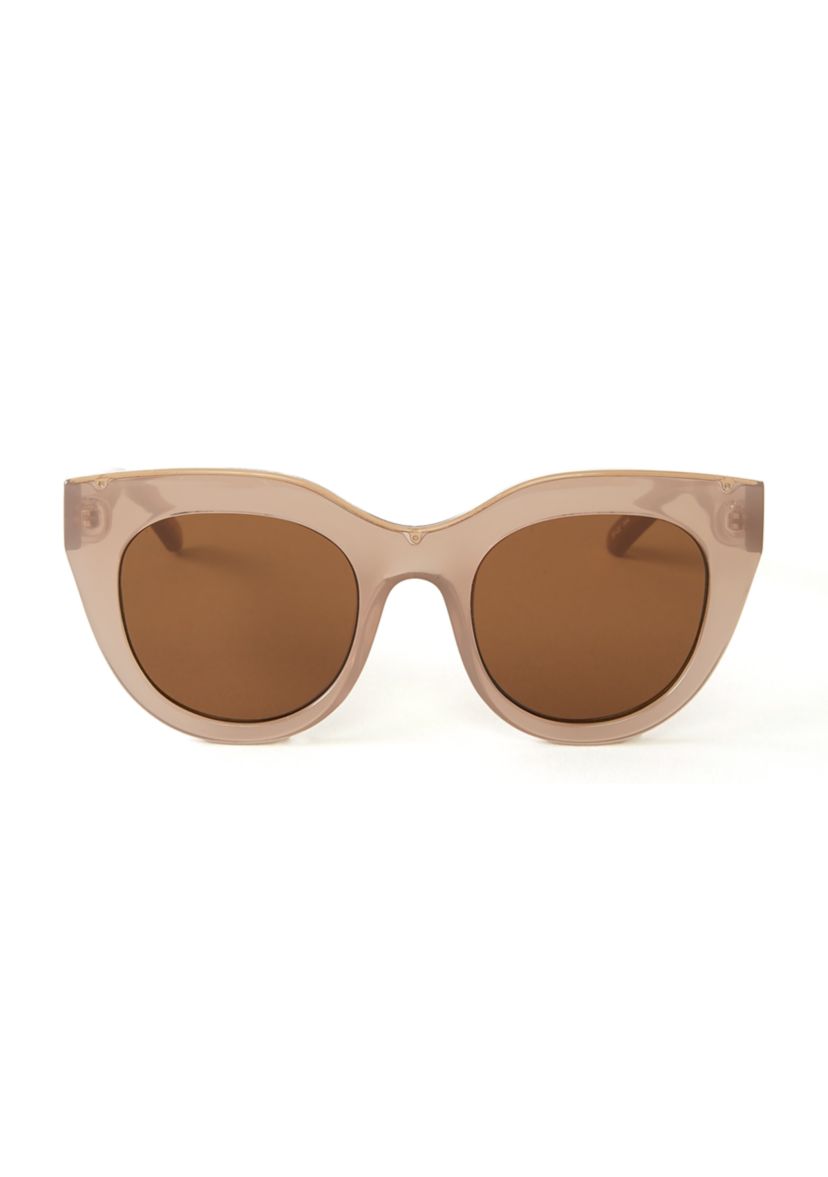 Air Heart Oversized Frame Sunglasses