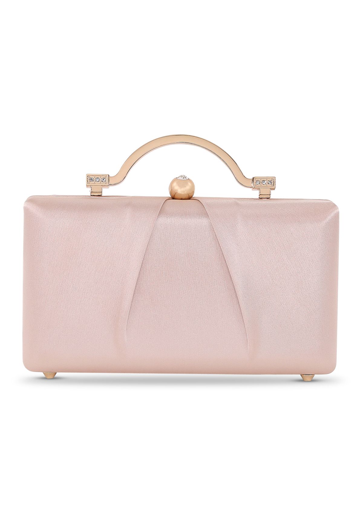 Center Pleat Clutch with Back Pocket 