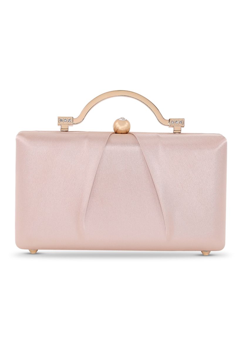 Center Pleat Clutch with Back Pocket 