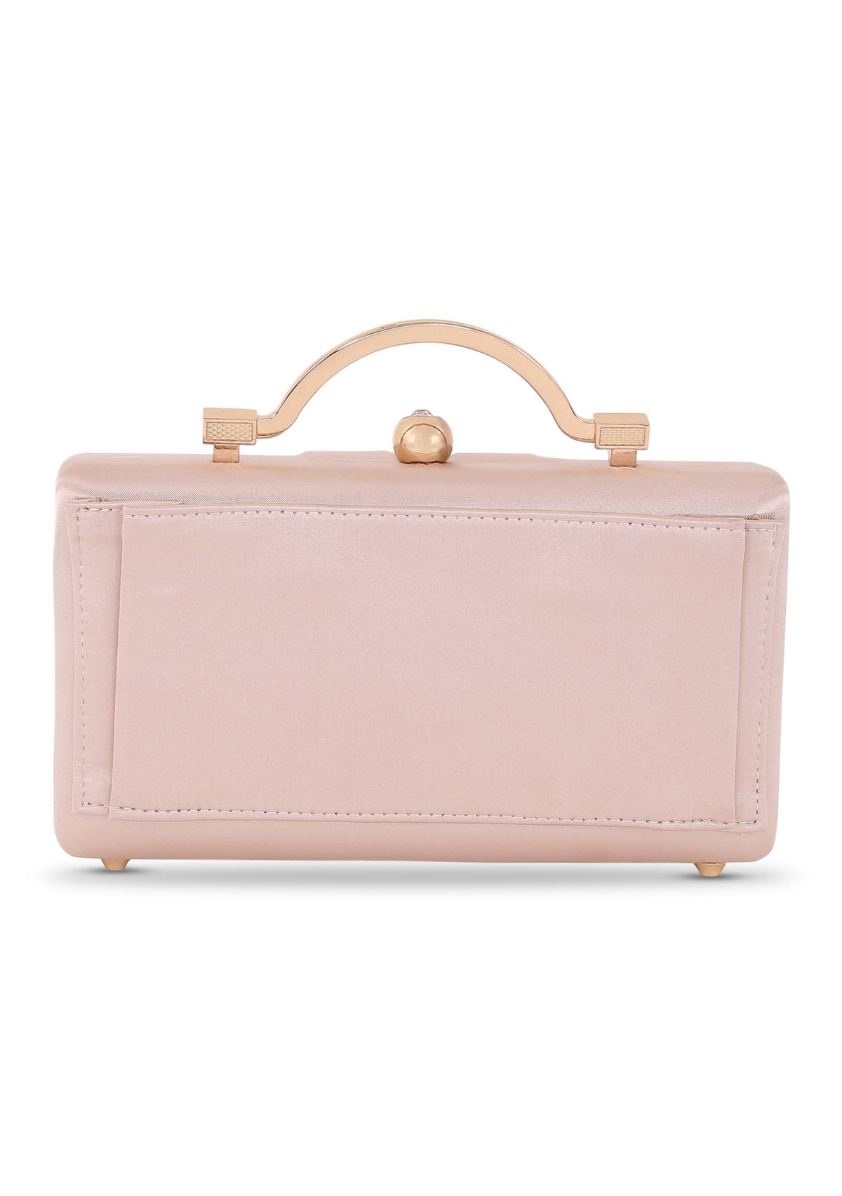 Center Pleat Clutch with Back Pocket 