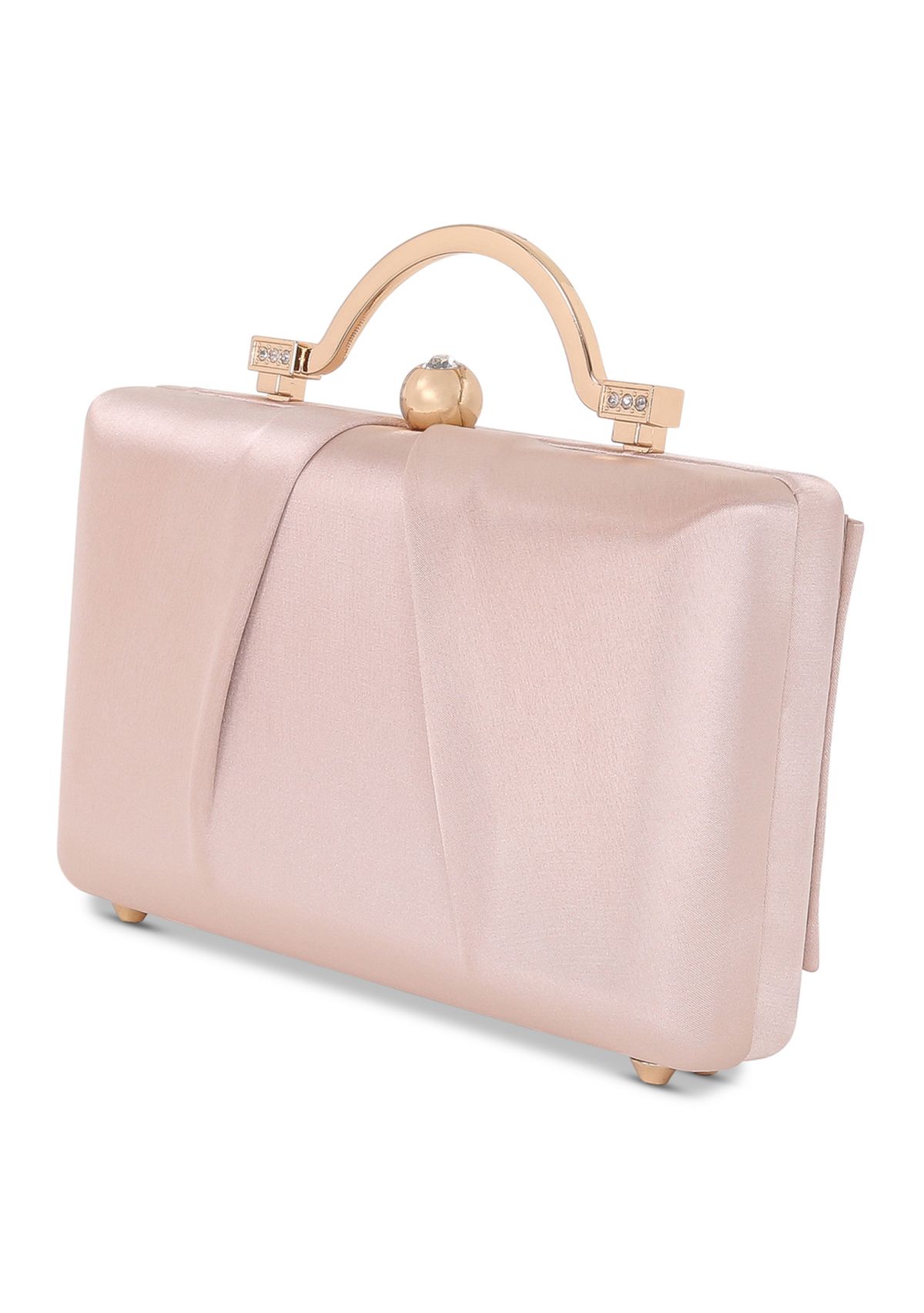 Center Pleat Clutch with Back Pocket 