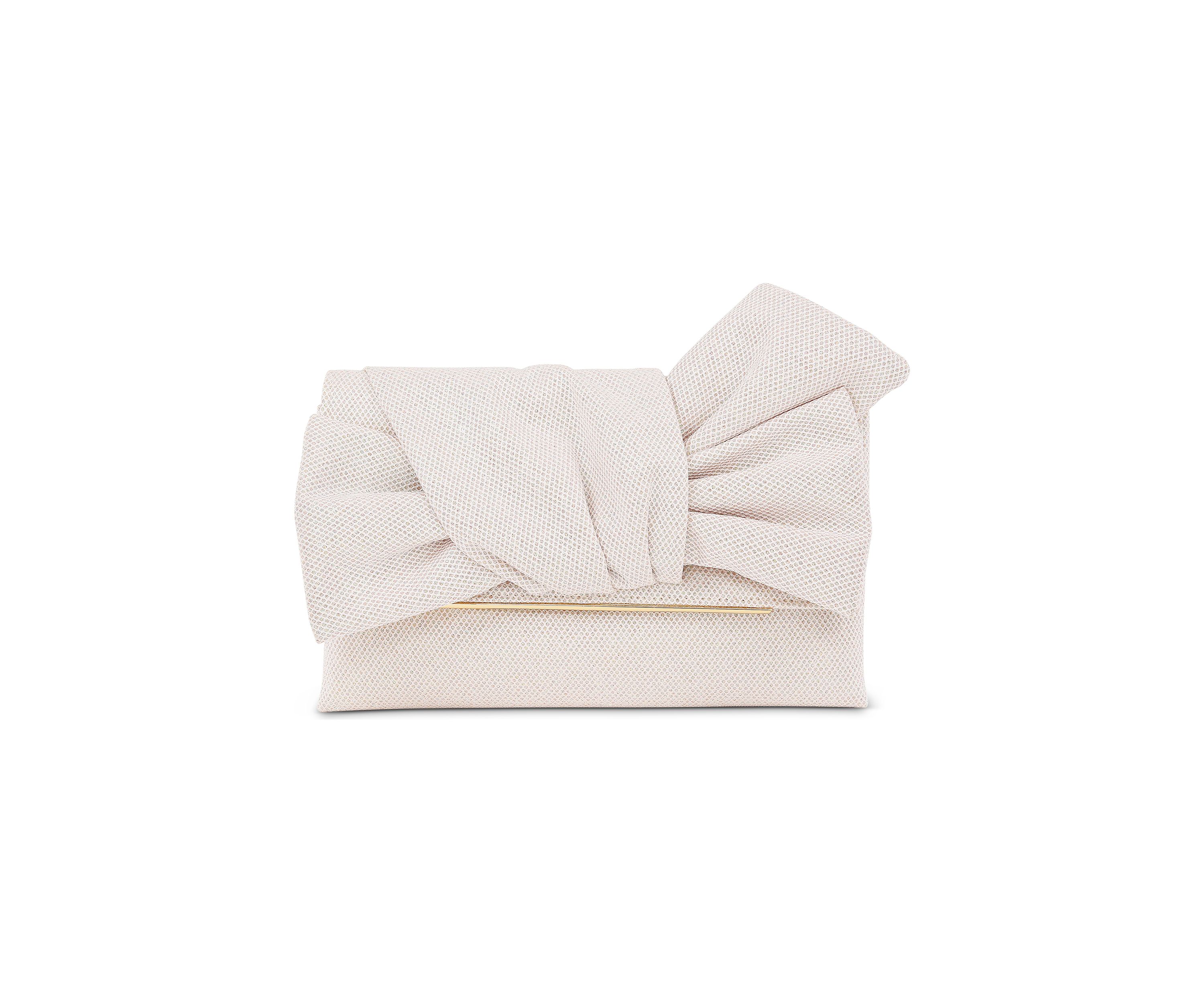 Sparkle Jacquard Bow Envelope Clutch 