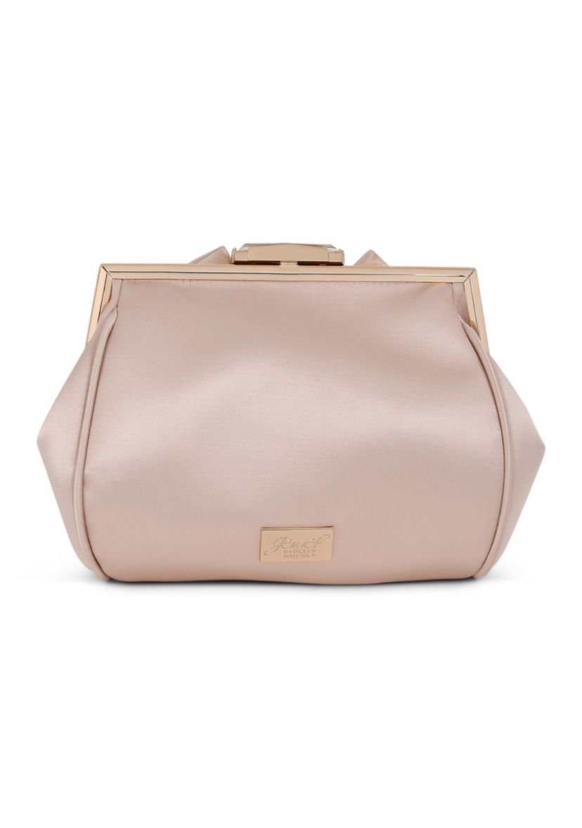 Satin Bow Clutch