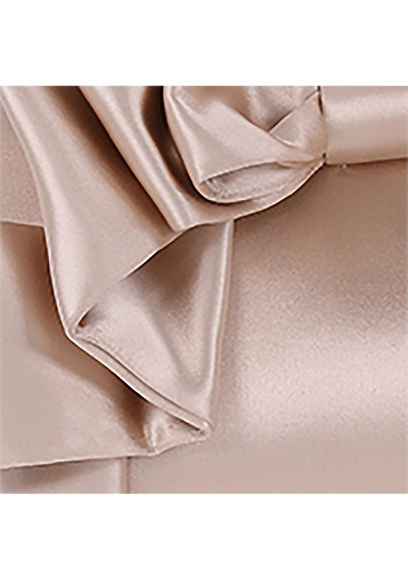Satin Bow Clutch
