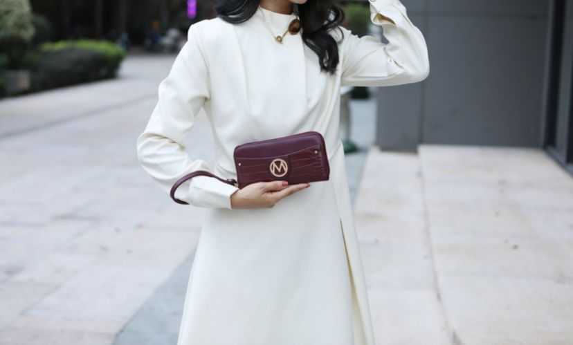 Nora Croco Handbag