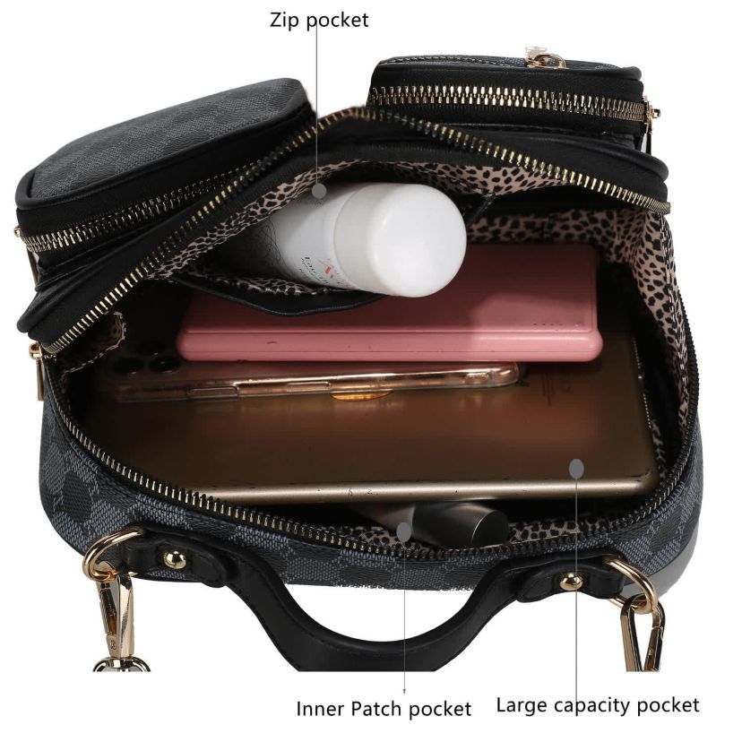 Jolene Multi Pocket Crossbody Bag