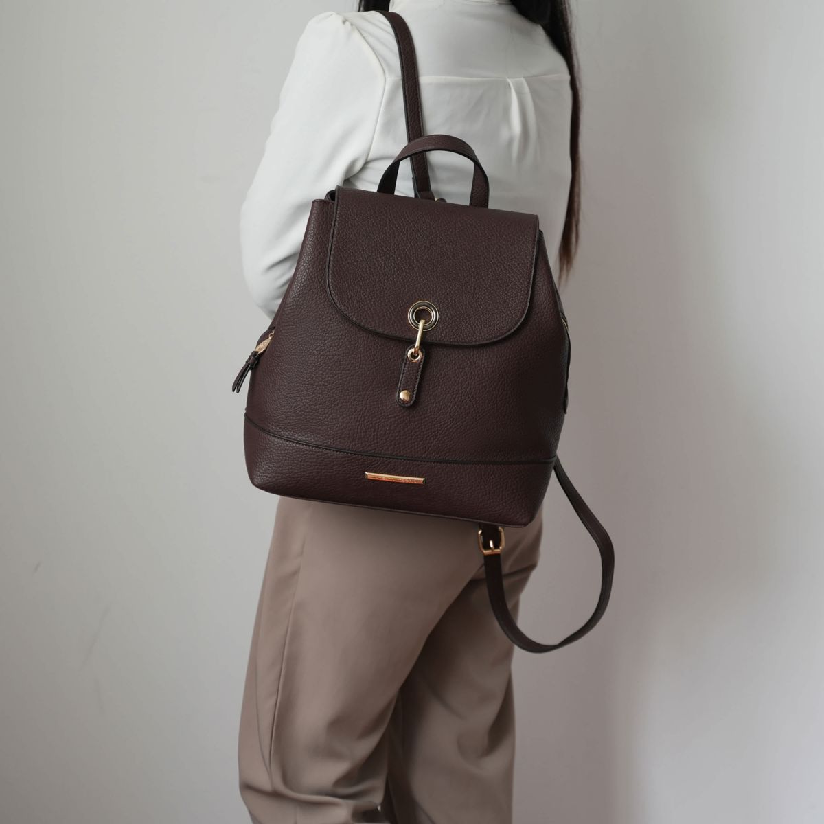 Laura Vegan Leather Backpack