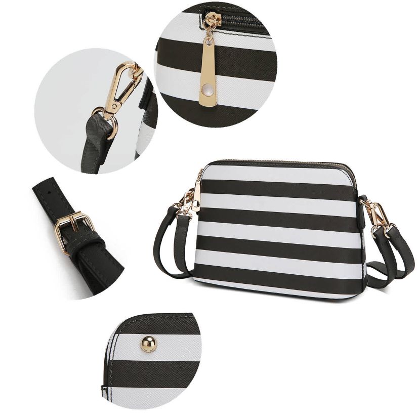 Kimmy Striped Crossbody bag