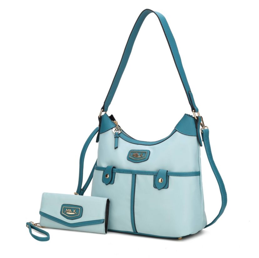 Nylon Hobo Shoulder with  Wallet