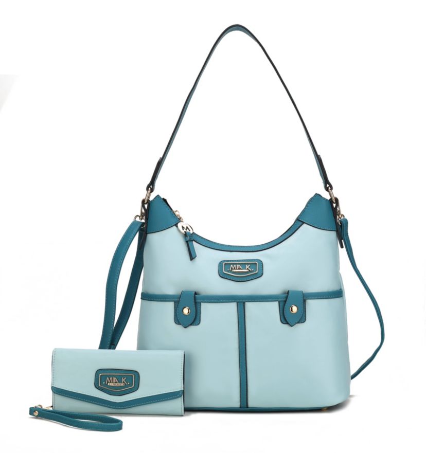 Nylon Hobo Shoulder with  Wallet