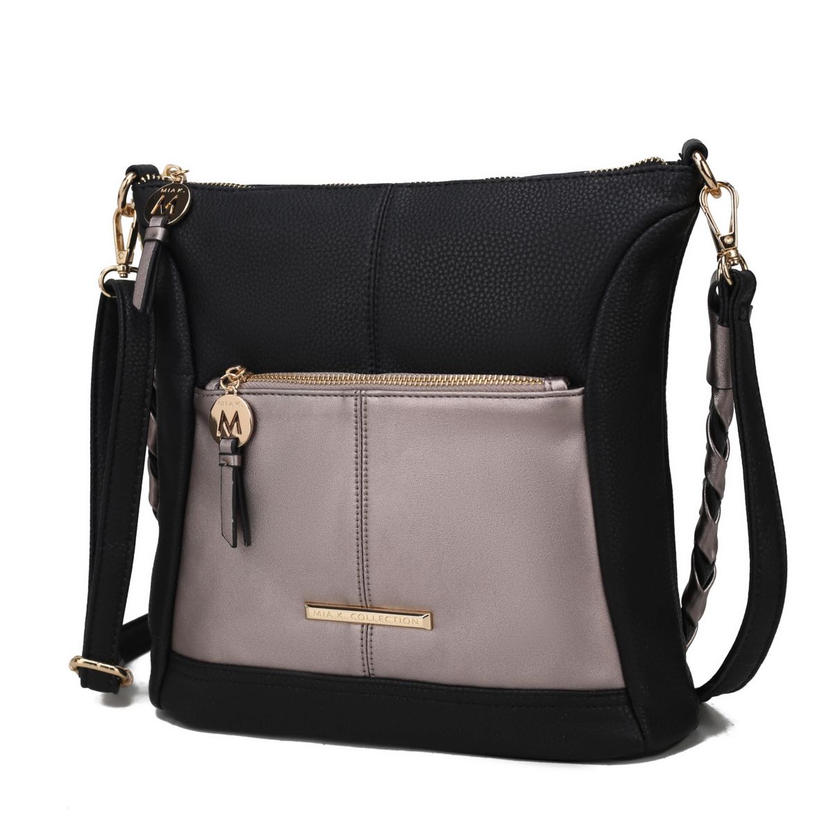 Nala Vegan Color-block Shoulder Bag