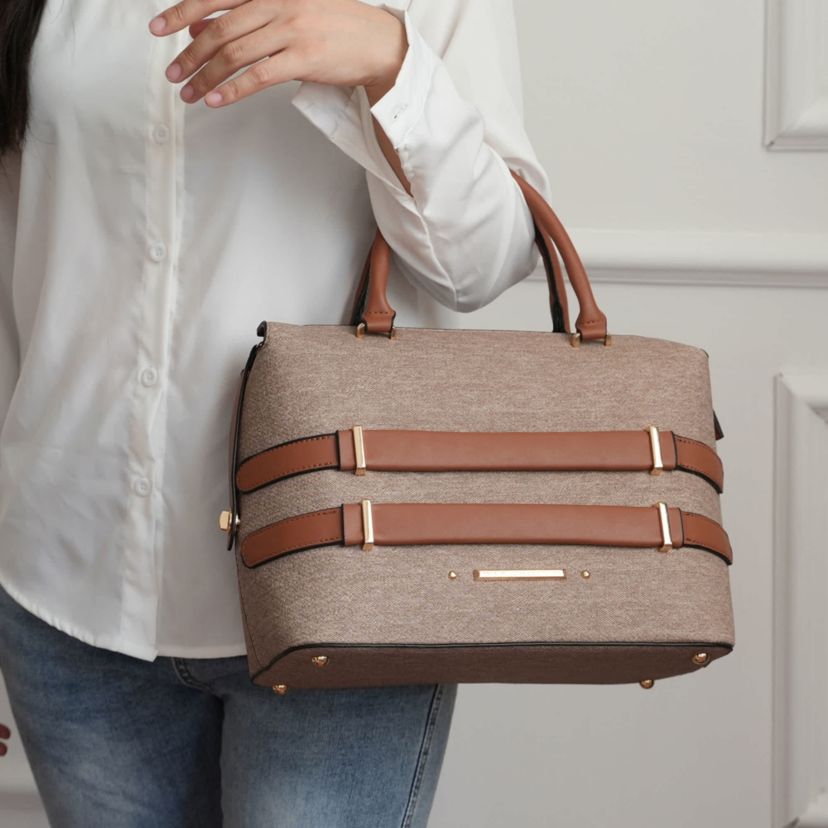 MIA K COLLECTION Leila Satchel Handbag | Belk