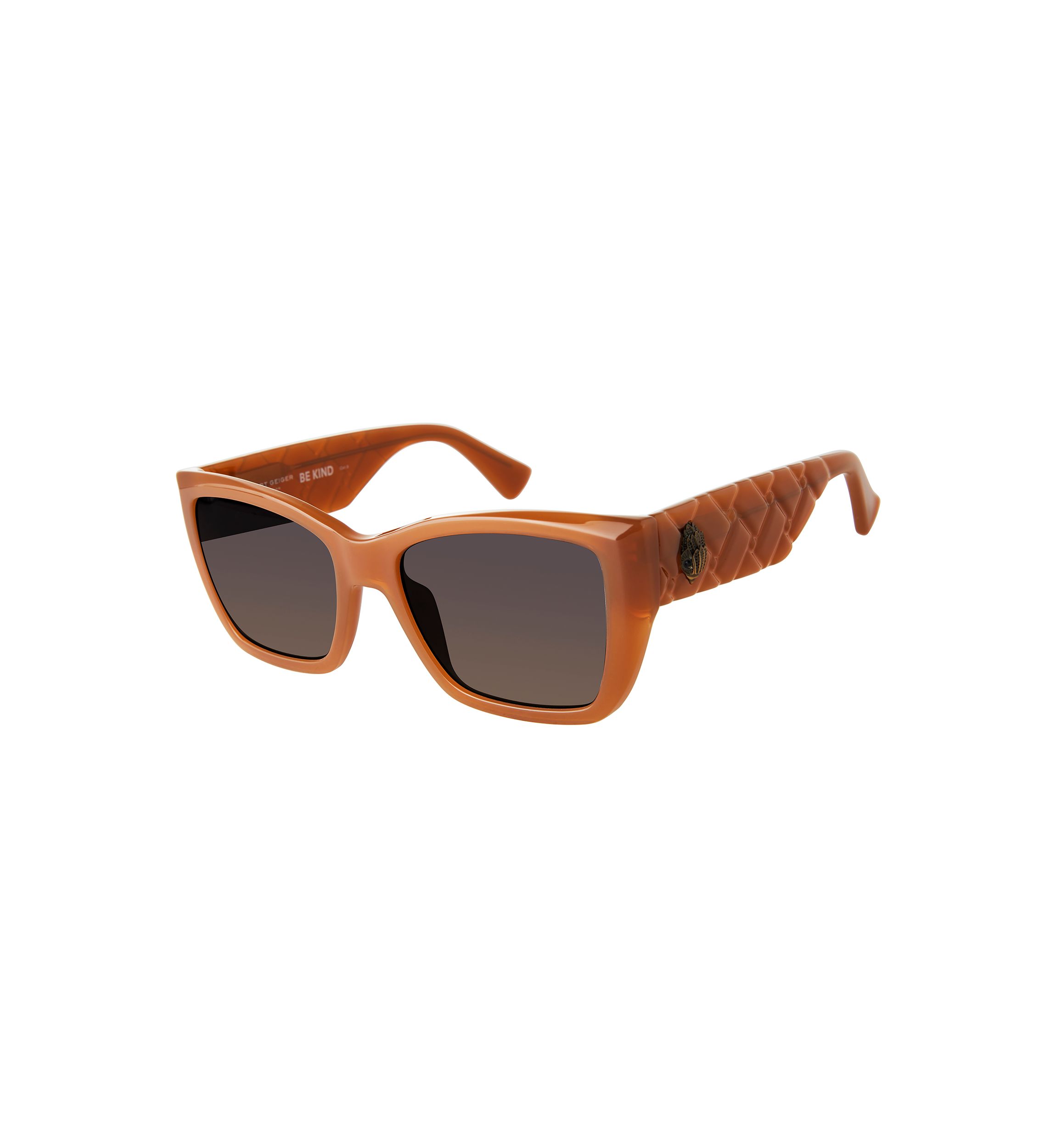 Kurt Geiger Gold Frame Brown Lens Cat-Eye Sunglasses Kurt Geiger London 54mm Cat Eye Sunglasses | Nordstrom main image 3