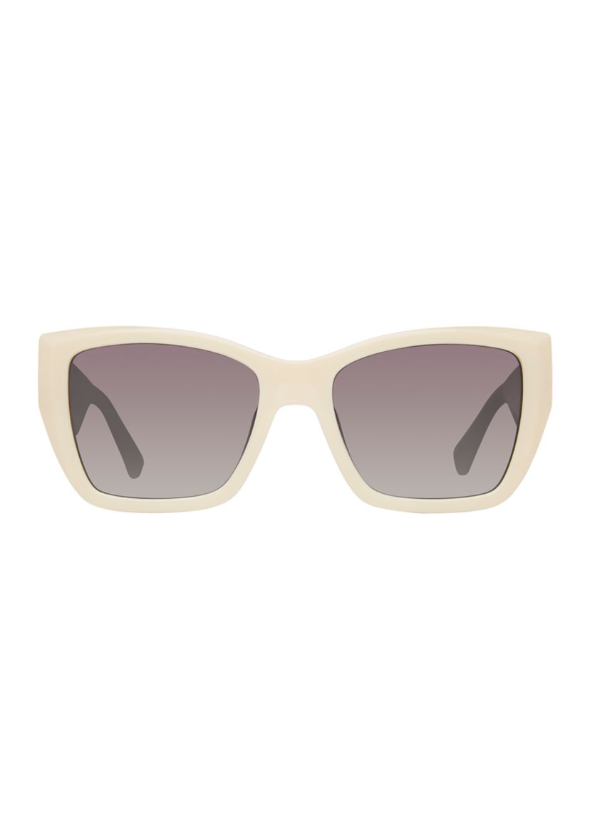 Kensington Rectangular Frame Crystal Sunglasses