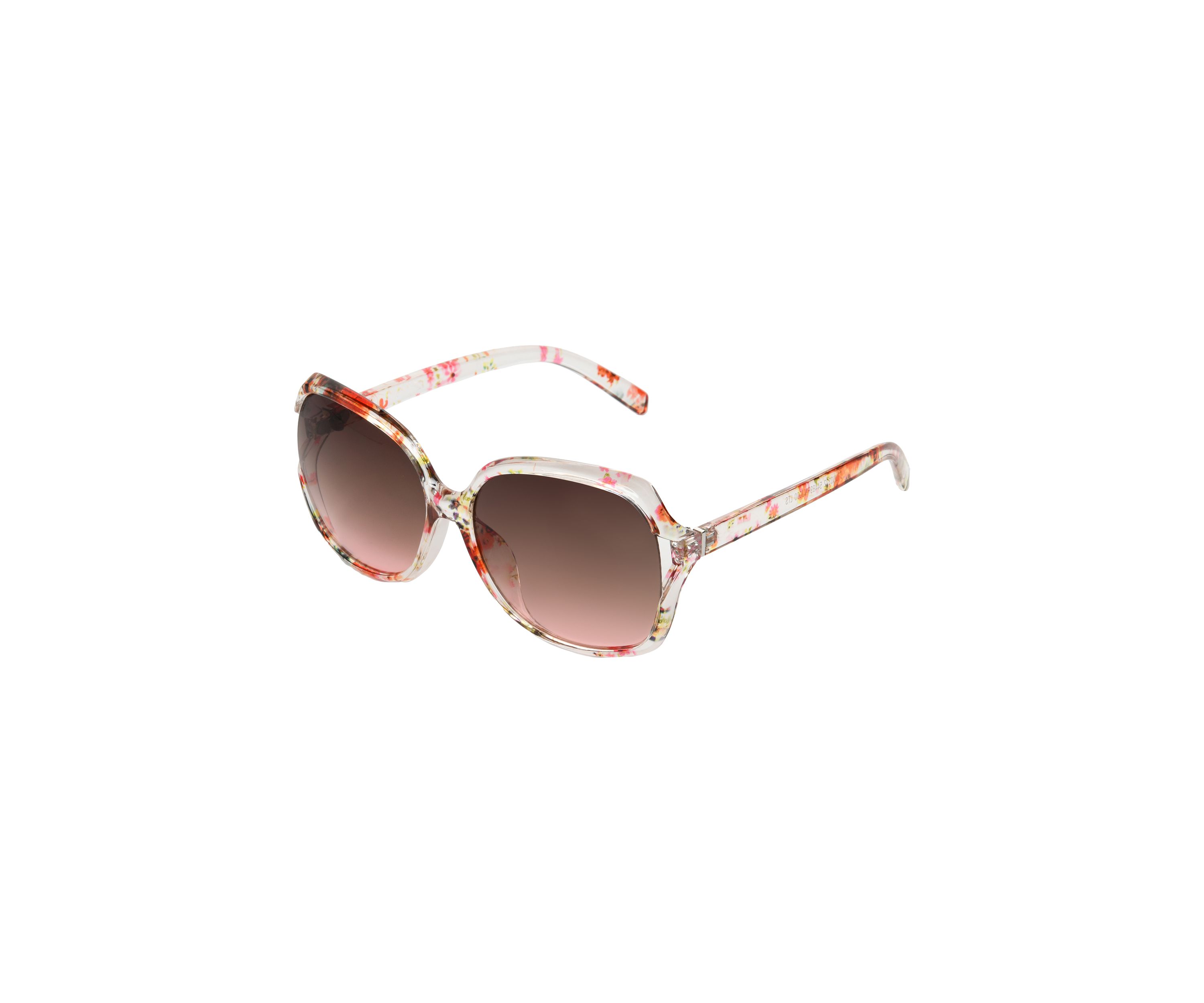 Floral Square Frame Sunglasses