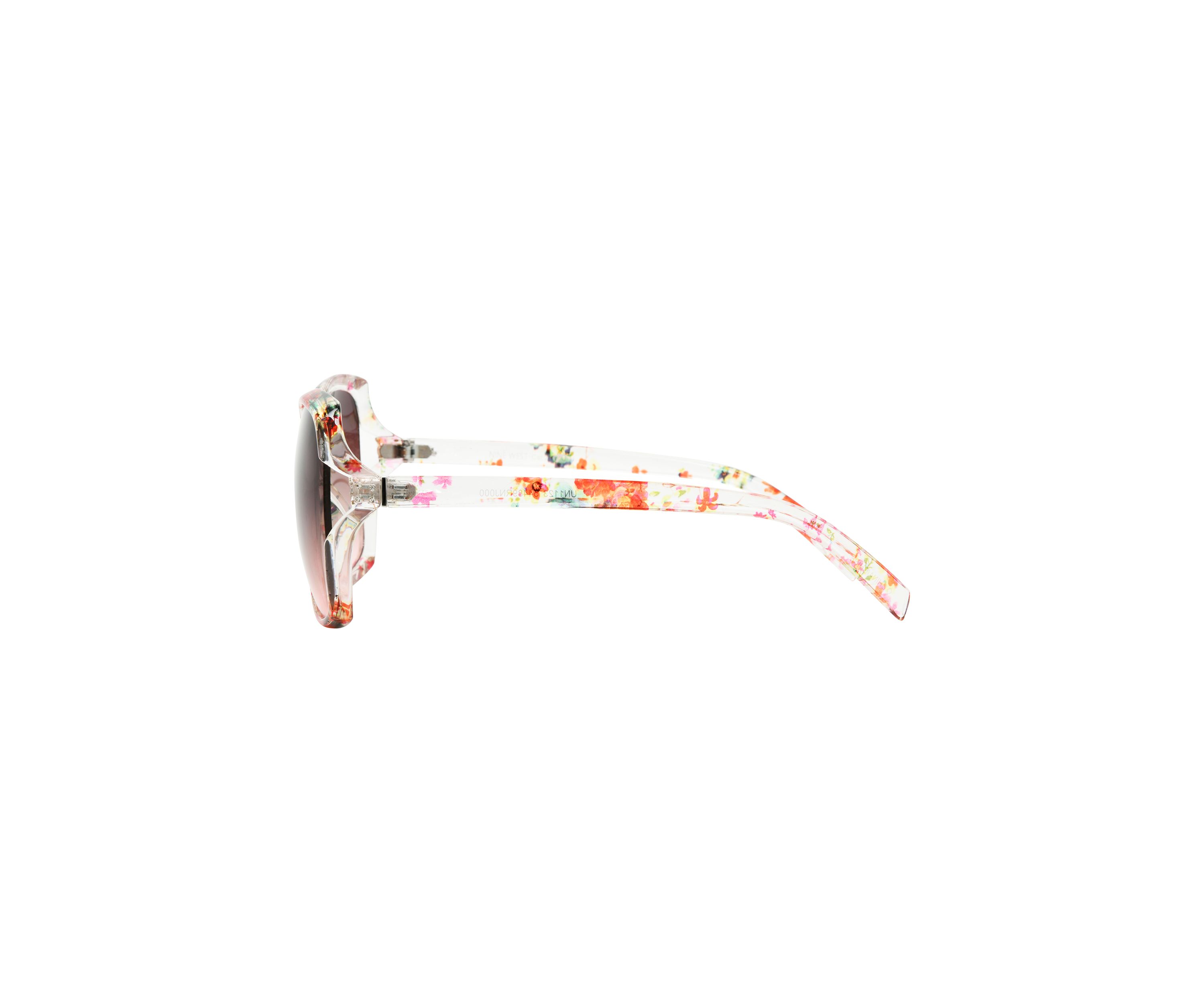 Floral Square Frame Sunglasses