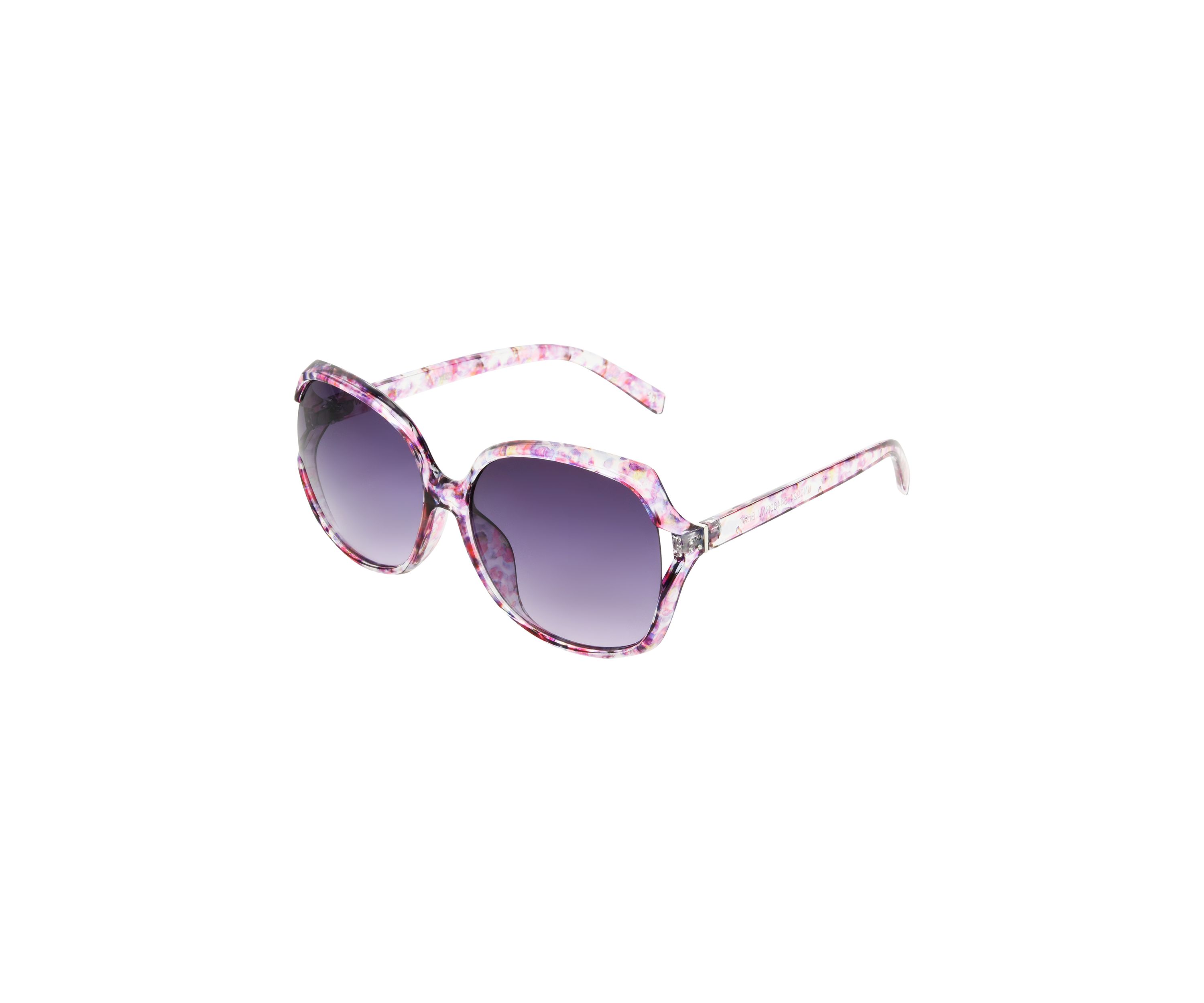 Floral Square Frame Sunglasses